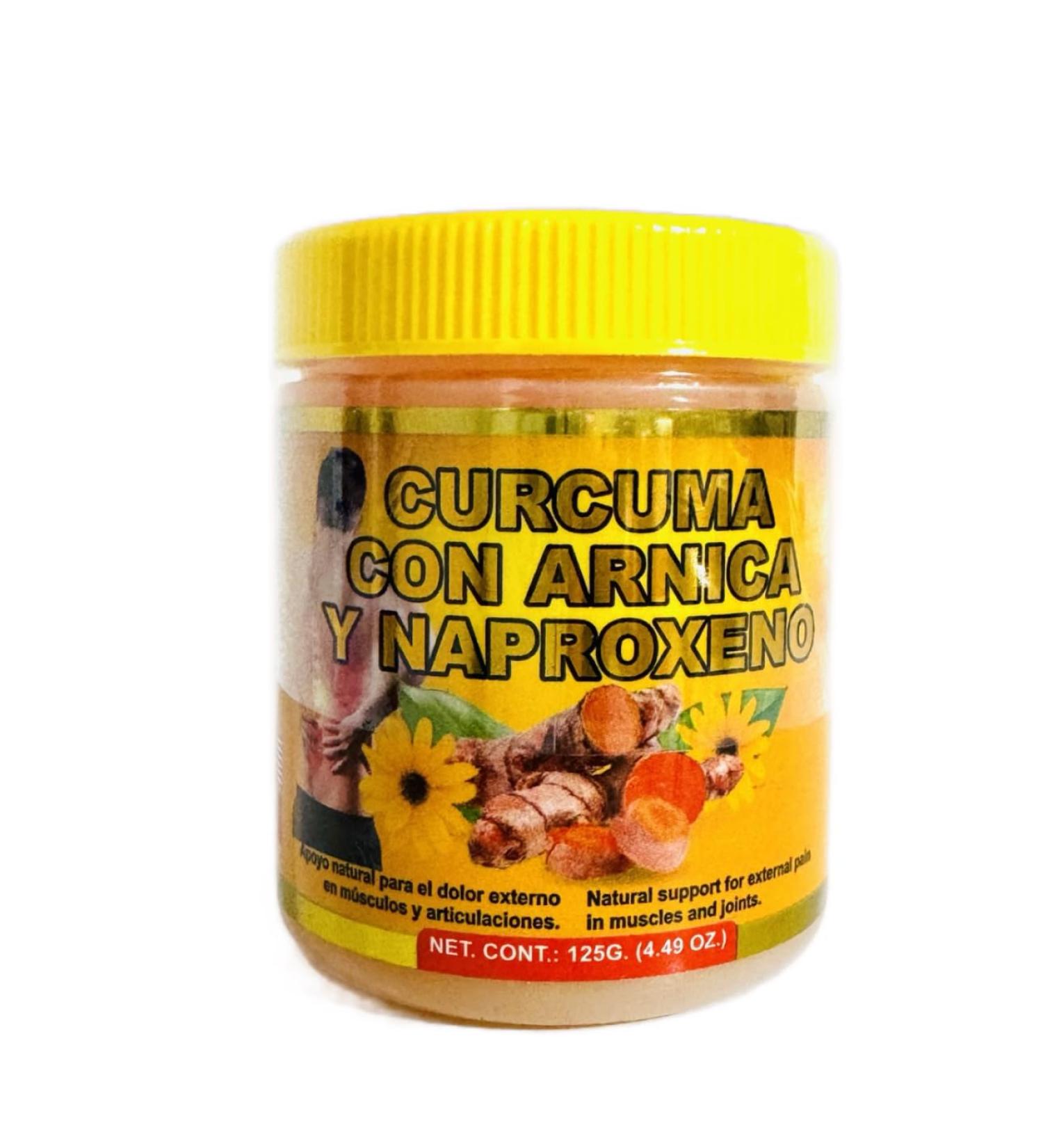 Gel de C rcuma con Arnica 125 gr (4.4 oz). Dolores musculares y Articulaciones. (1)