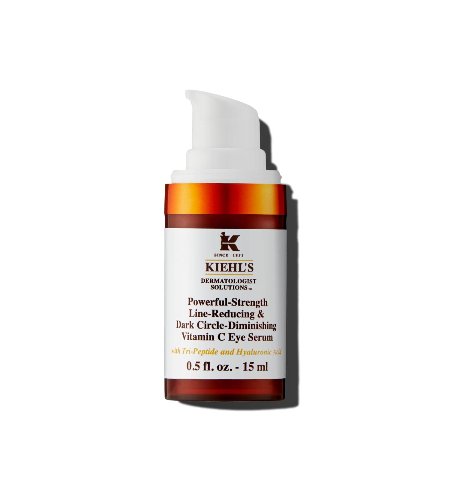 Buy Kiehl's Powerful-Strength 10% Vitamin C Eye Serum | Reduces Dark Circles & Puffiness Hydrates & Smooths Undereye - 0.5 fl oz | International Shipping Available - Buy Online on GoSupps.com