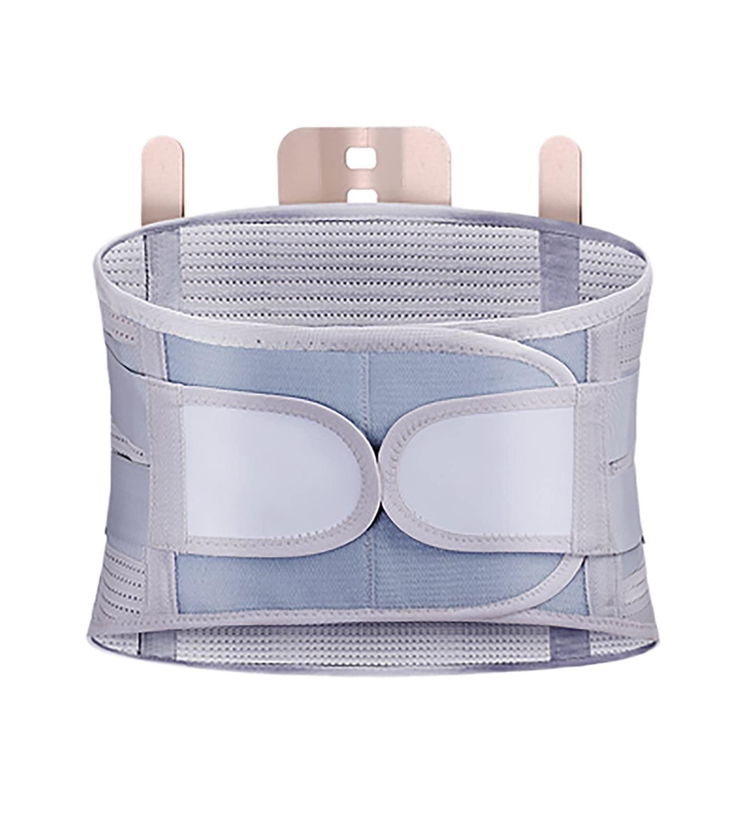 Buy Back Pain Relief Massage Device | Waist Air Traction Bracket Belt | Spinal Support & Decompression | Gray Size S (25-29) - Health & Relaxation - Buy Online on GoSupps.com
