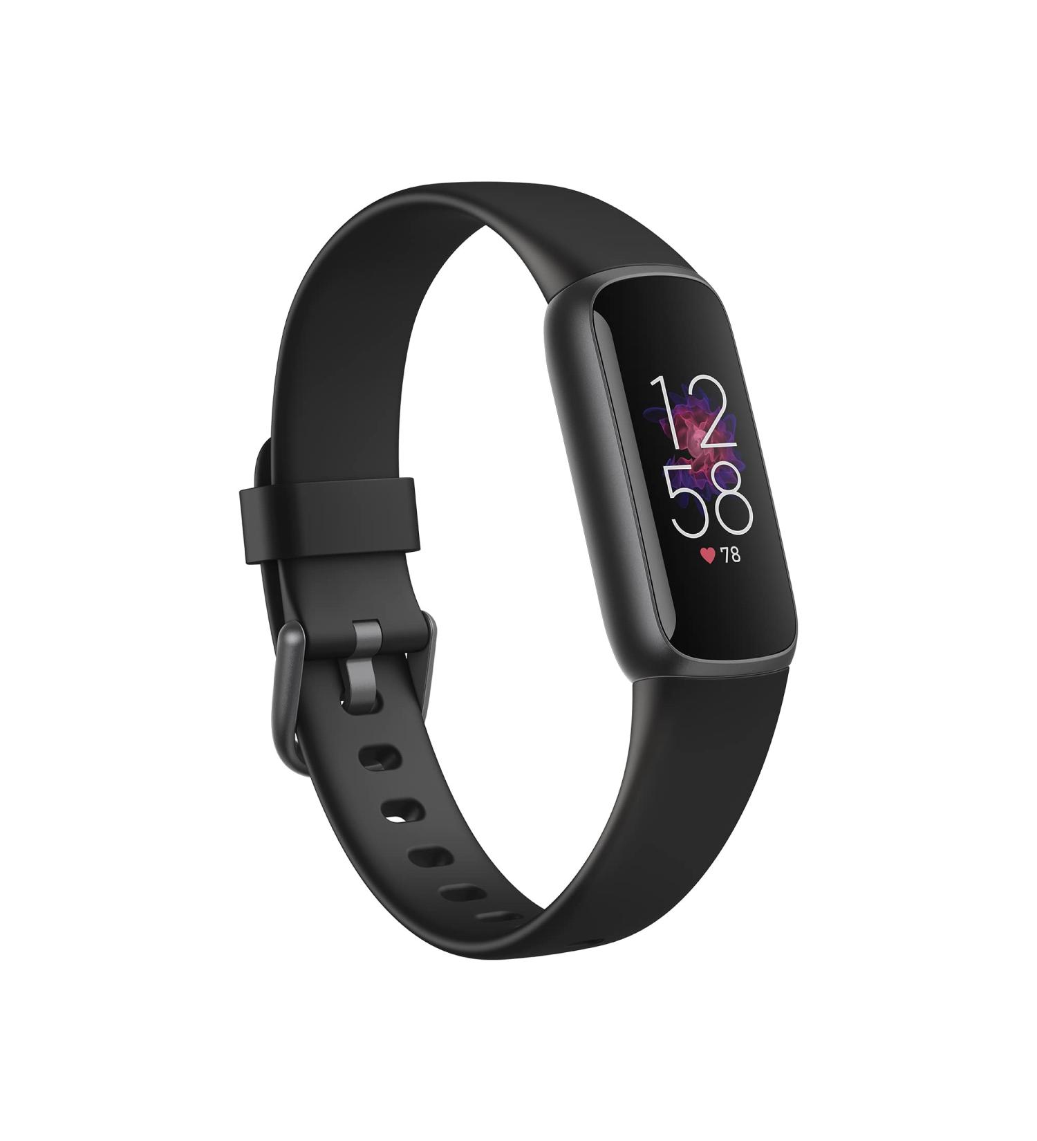 Fitbit Luxe Fitness and Wellness Tracker with Stress Management, Sleep Tracking and 24/7 Heart Rate, Black/Graphite, One Size (S & L Bands Included) - Buy Online on GoSupps.com