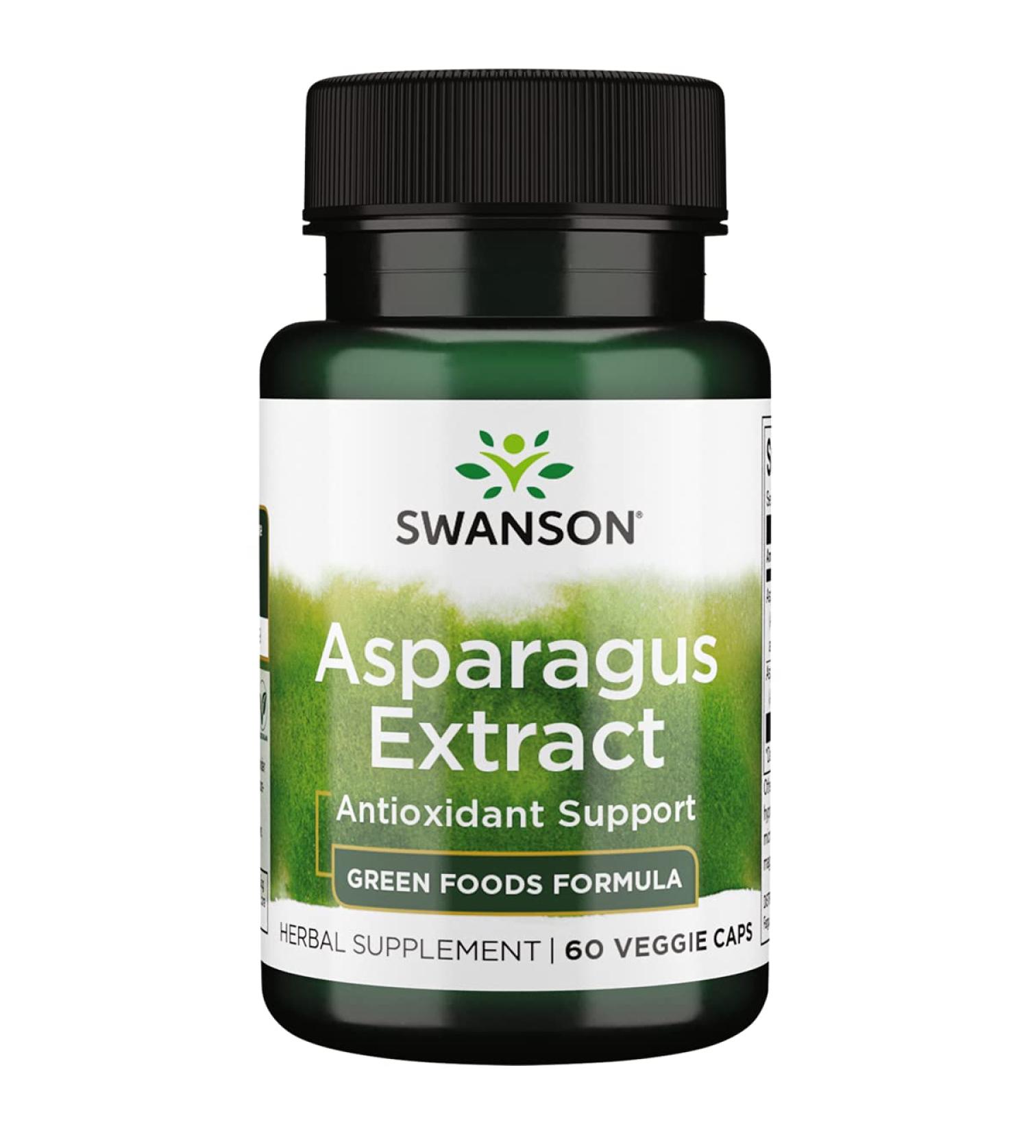 Organic Asparagus Extract 60 Veggie Capsules - Natural Dietary Supplement - Buy Online on GoSupps.com