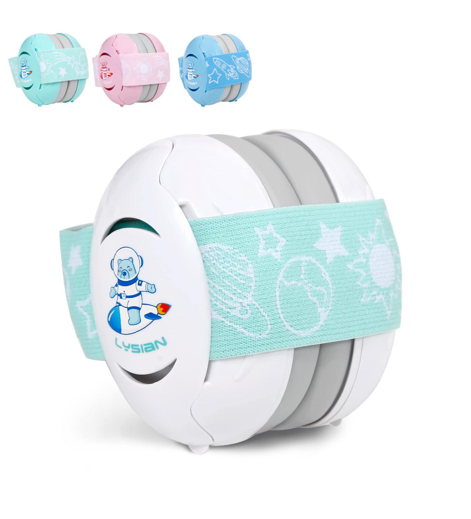 Baby Ear Muffs for Noise Blocking, Infant Hearing Protection Earmuffs - Lysian White - Buy Online on GoSupps.com