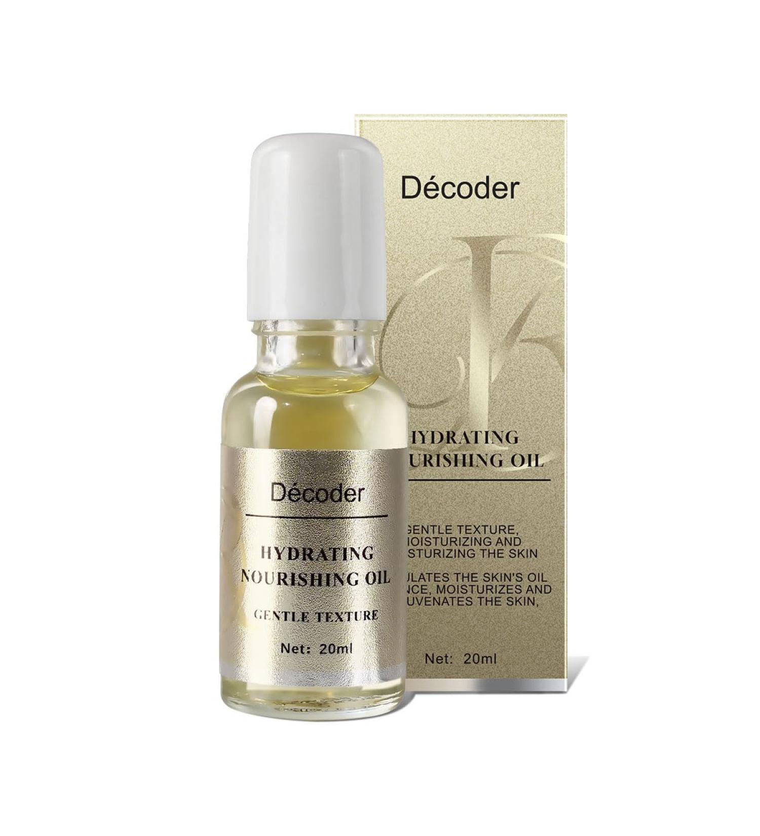 Decoder Beauty Hydration and Sensitivity Care Eye Serum Oil Eye Skin Care Essence Oil Under Eye Cream with Jojoba Oil Squalane and Rice Germ Oil - Soothing Eye Care for Dry and Sensitive Skin - Buy Online on GoSupps.com