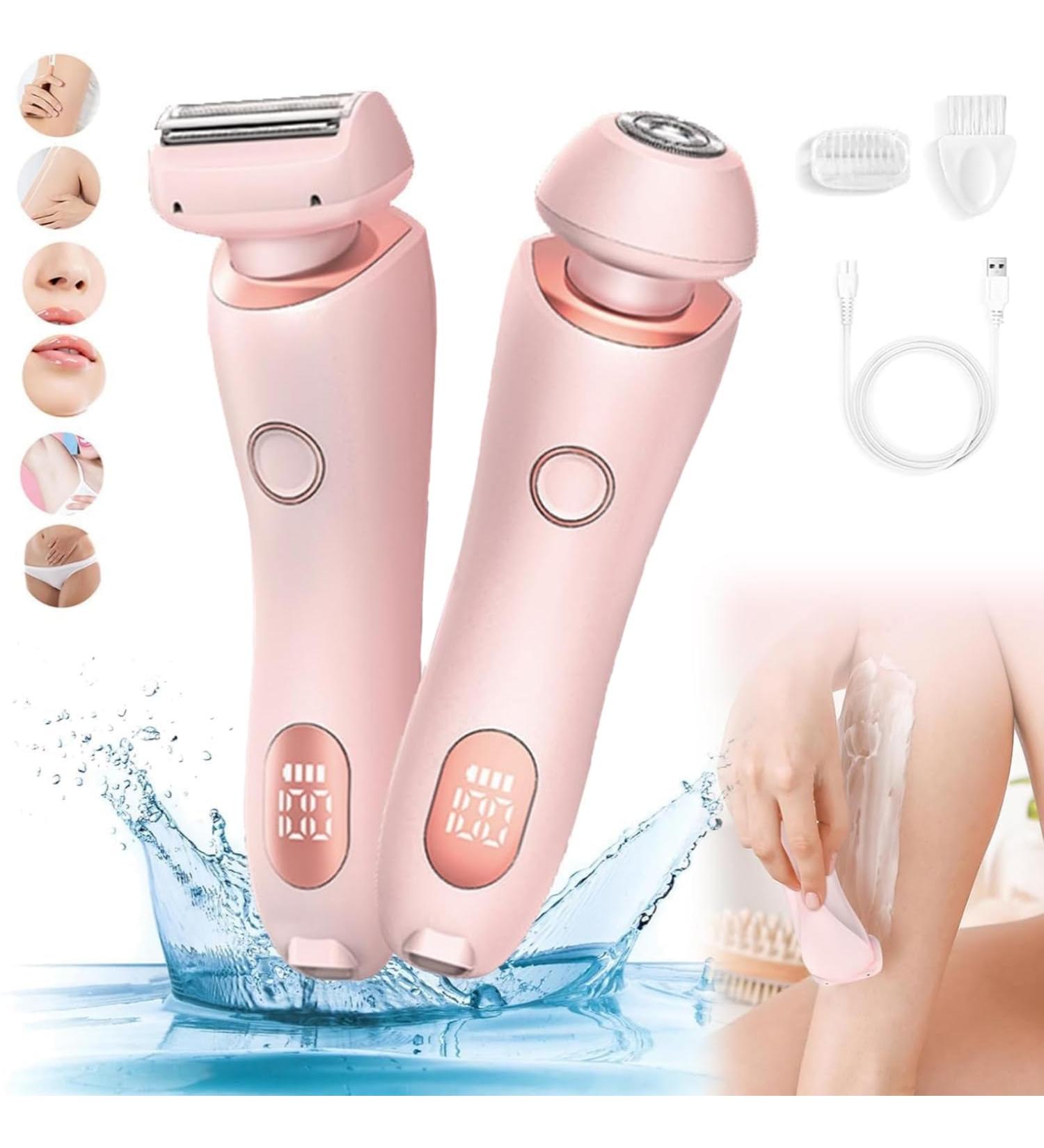 Modira Shaver Modira Mermaid Shaver SilkGlide Pro - 2024 Best Silk Glide Razor Gleam Pro 3.0 Shaver for Women Livora Electric Razor 2 in 1 Electric Shaver Razors for Women (Pink) - Buy Online on GoSupps.com