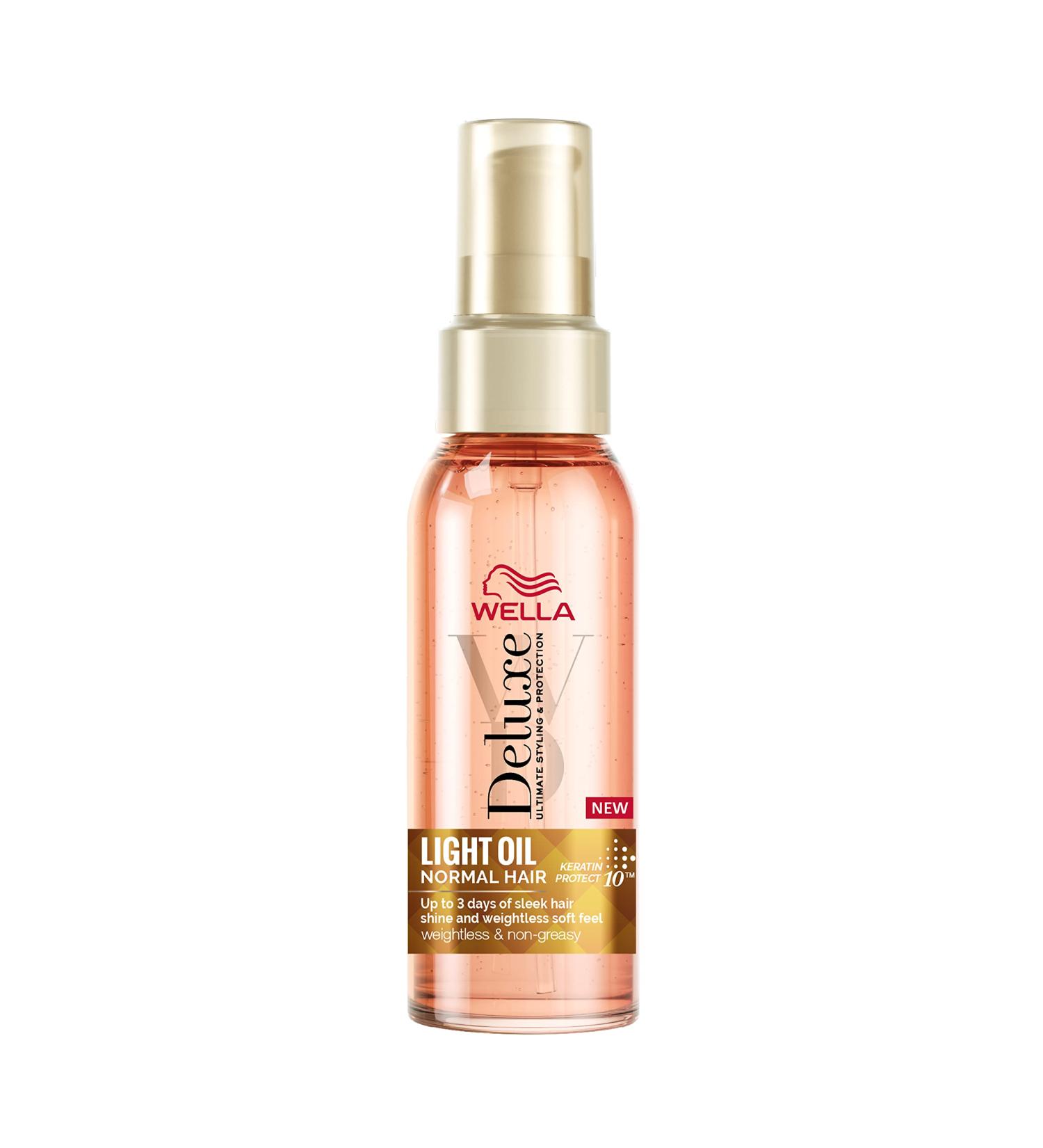 Wella Deluxe Light Oil 100ml - Nourishing Hair Treatment - Buy Online on GoSupps.com