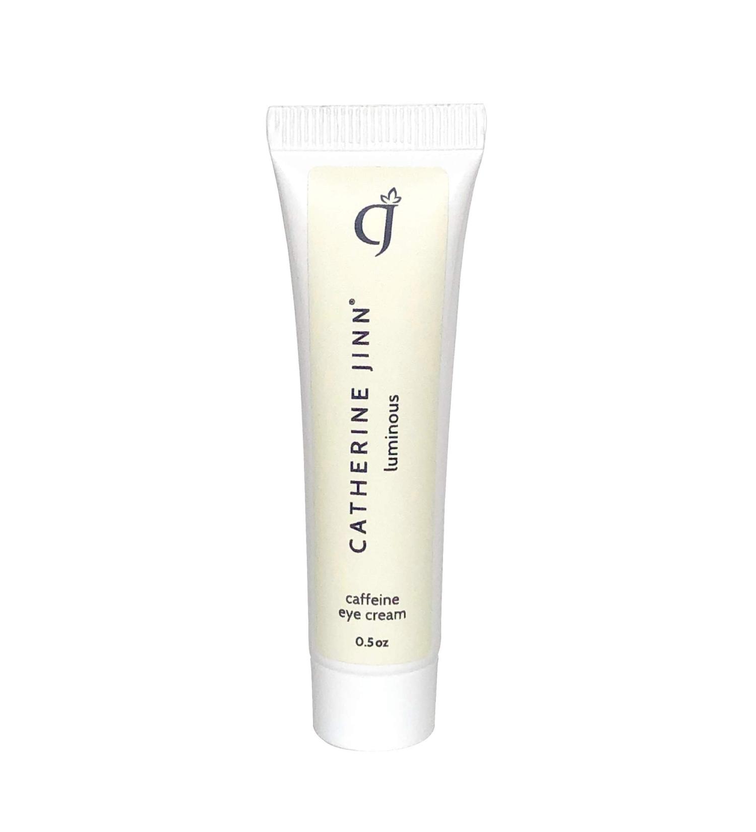 Luminous Caffeine Under Eye Cream for Dark Circles & Puffiness | Hyaluronic Acid & Squalane Brightening Moisturizer | 0.5 oz by Catherine Jinn - Buy Online on GoSupps.com