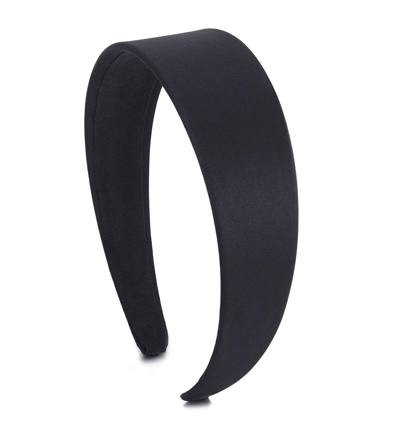 Shop COOLSTEELANDBEYOND Classic Black Headband - Minimalist Hair Wreath for Effortless Style | International Shipping - Buy Online on GoSupps.com