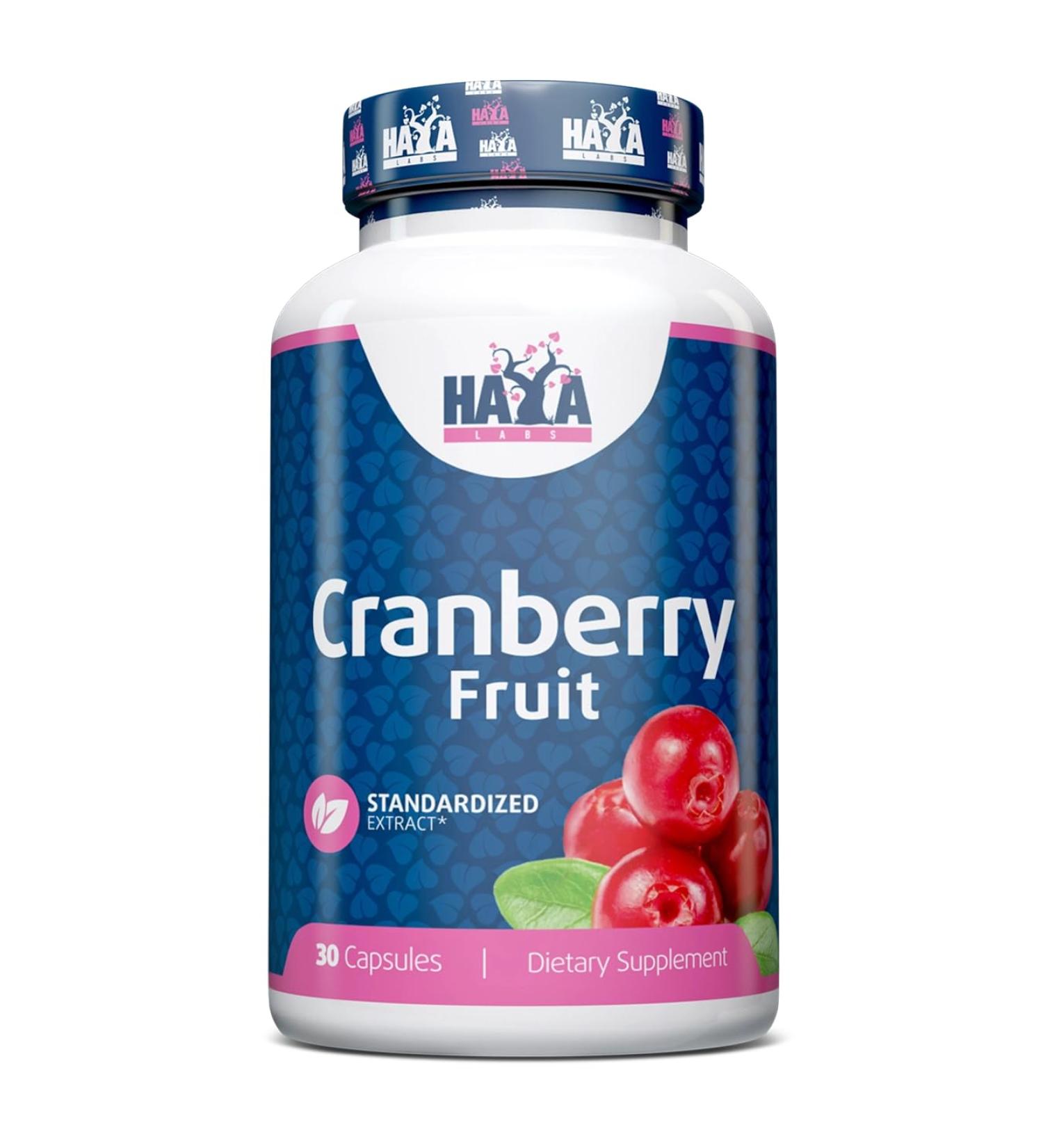 Haya Labs Cranberry 800mg 30tabl - Buy Online on GoSupps.com
