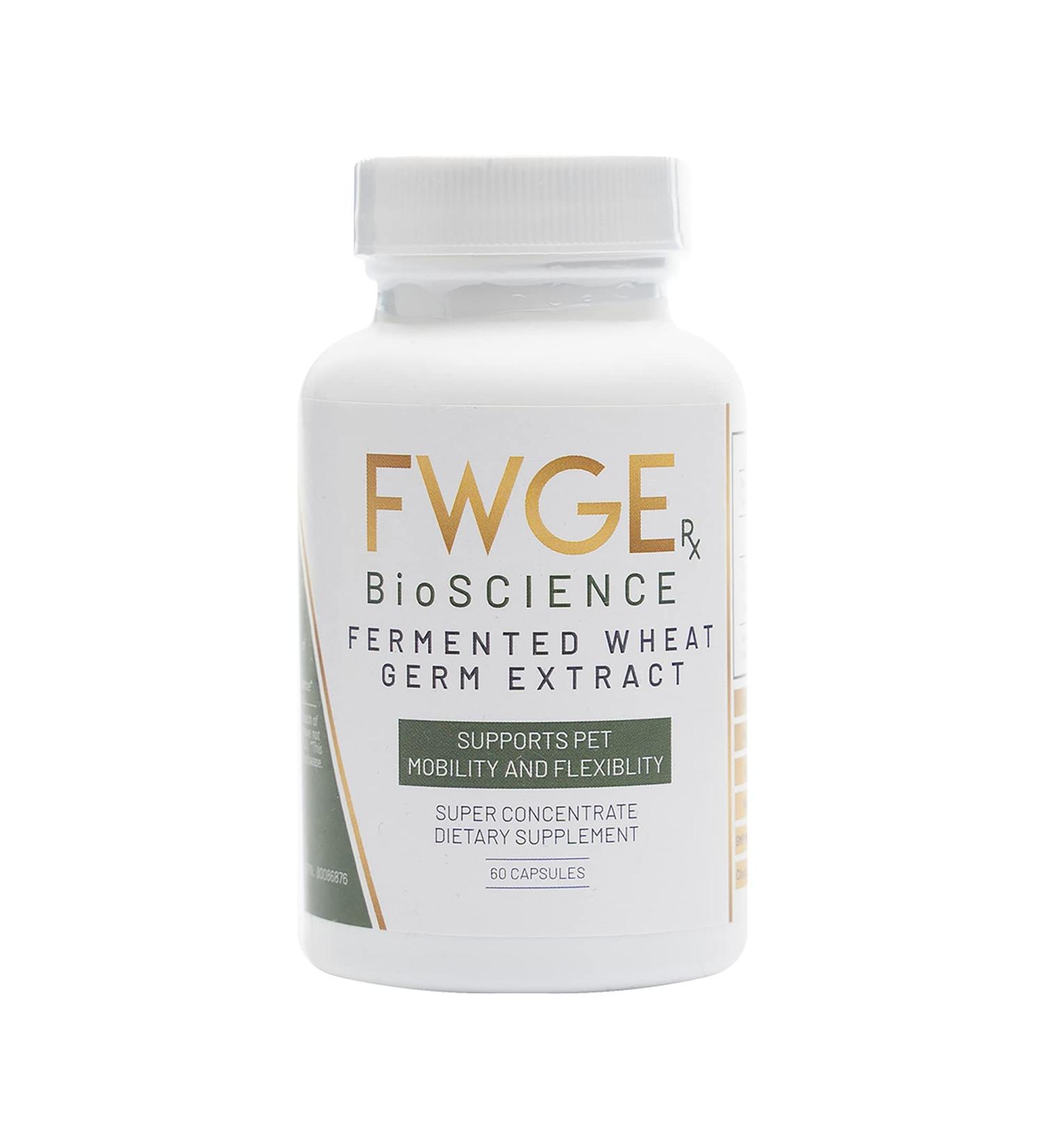 Spermidine Pet Joint Health Premium Fermented Wheat Germ Extract Mobility Flexibility Cellular Health Non-GMO Gluten-Free Sugar-Free Vegan Natural 1 Bottle 60 Capsules - Buy Online on GoSupps.com