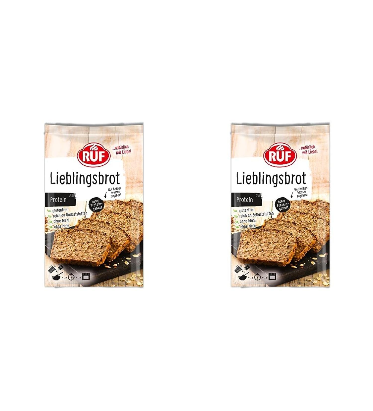 Call Favorite bread protein bread-baking mix bread mix bread dough mix protein-rich bread gluten-free without flour & yeast 1 x 500g (pack with 2) 2 pack of 1x500g protein