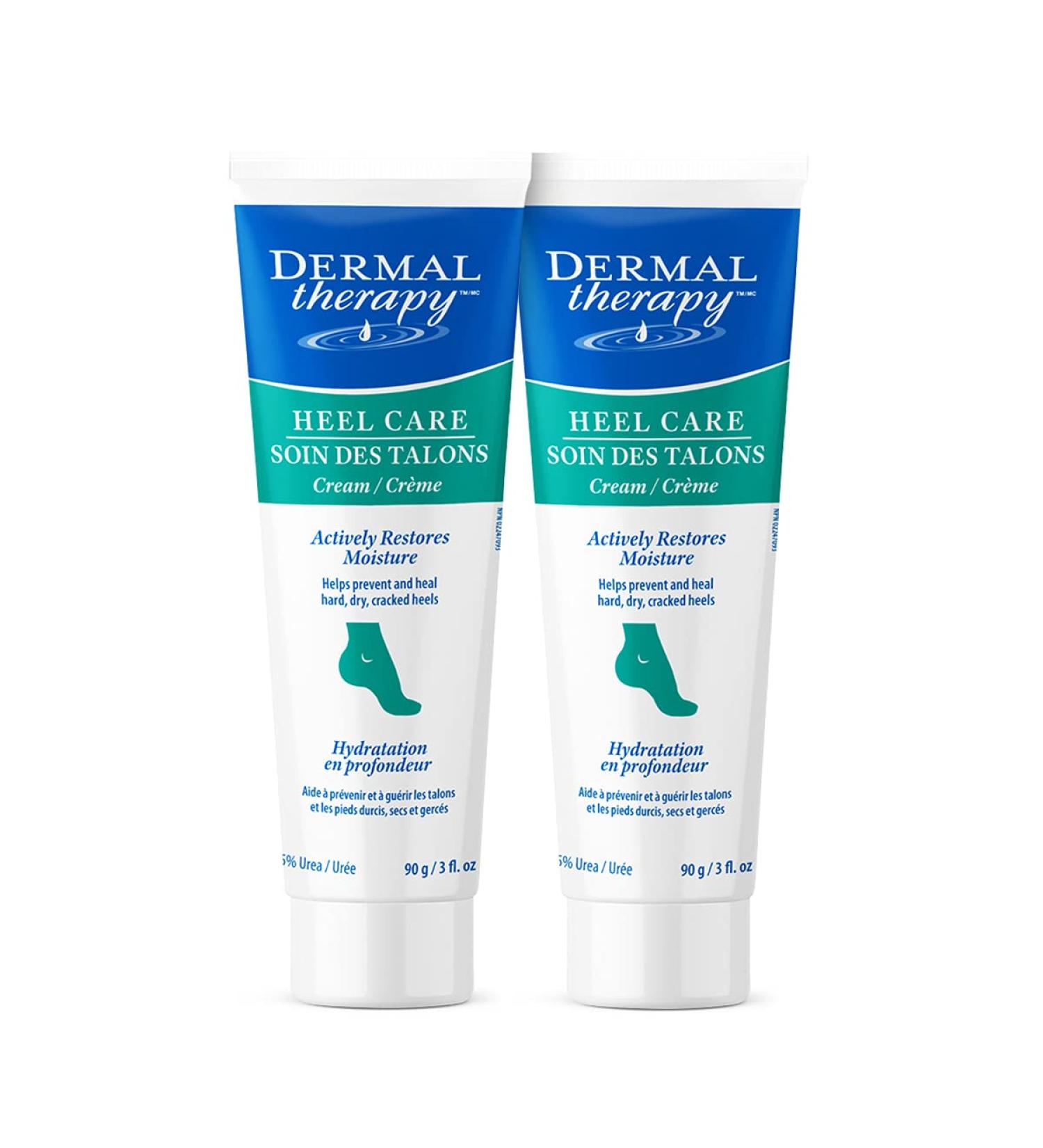 Dermal Therapy Heel Care Cream - Moisturizing Treatment that Repairs and Heals Dry Rough Cracked Heels and Feet (3 oz / 90g) - Pack of 2 90 g (Pack of 2) - Buy Online on GoSupps.com
