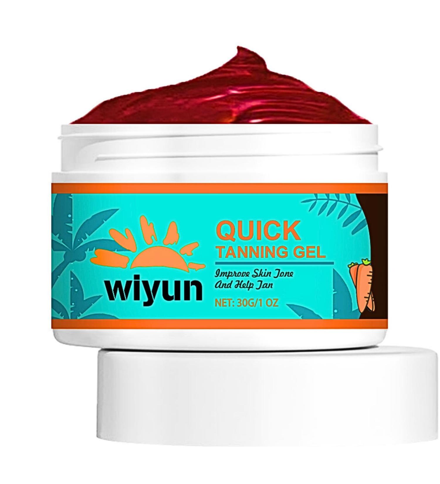 Trendyfave Tanning Gel Tanning Moisturiser Self-Tanning Body Cream Facial Hydrating Tanning Sun Cream Tanning Lotion Natural Fast Tanning Tanning Cream Outdoor&Indoor Tanning Accelerator - Buy Online on GoSupps.com