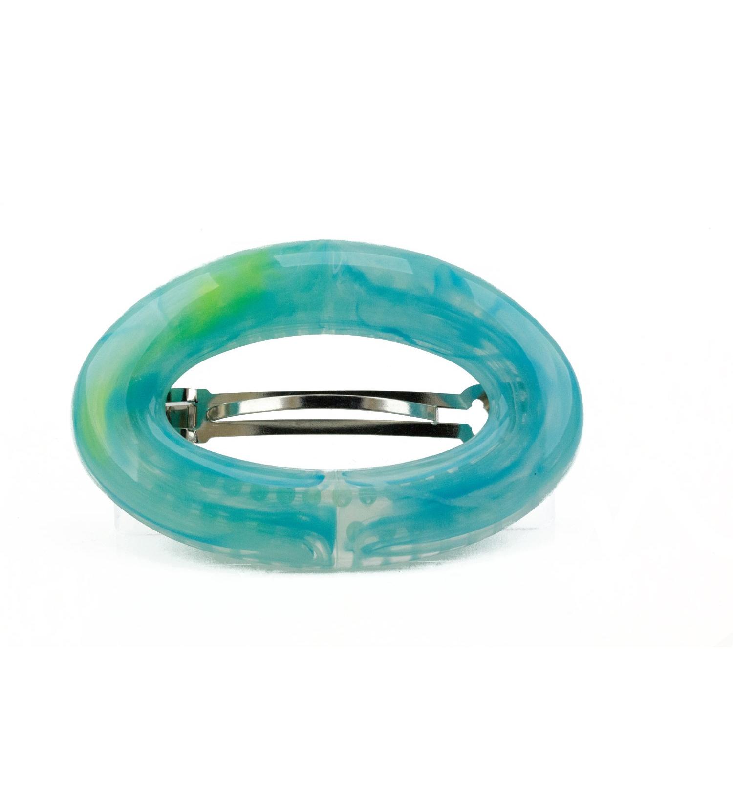 Buy 1pc Patent Clasp Oval Open 9.5x6cm in Green-Blue - Made in Germany | WeLoveBeads - International Shipping Available - Buy Online on GoSupps.com