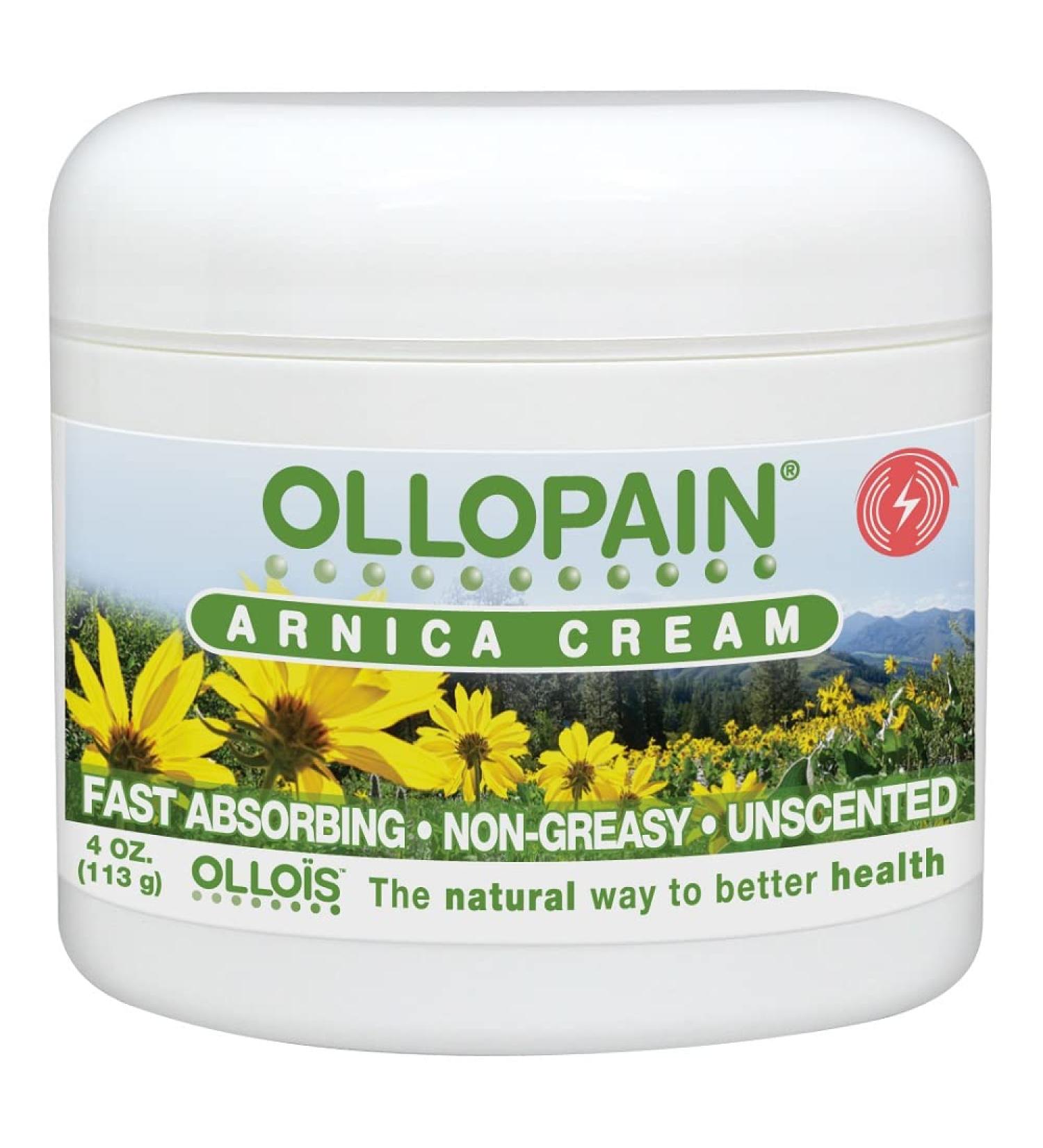 OLLOIS Arnica Cream 4oz for Joint & Muscle Soreness - Buy Online on GoSupps.com