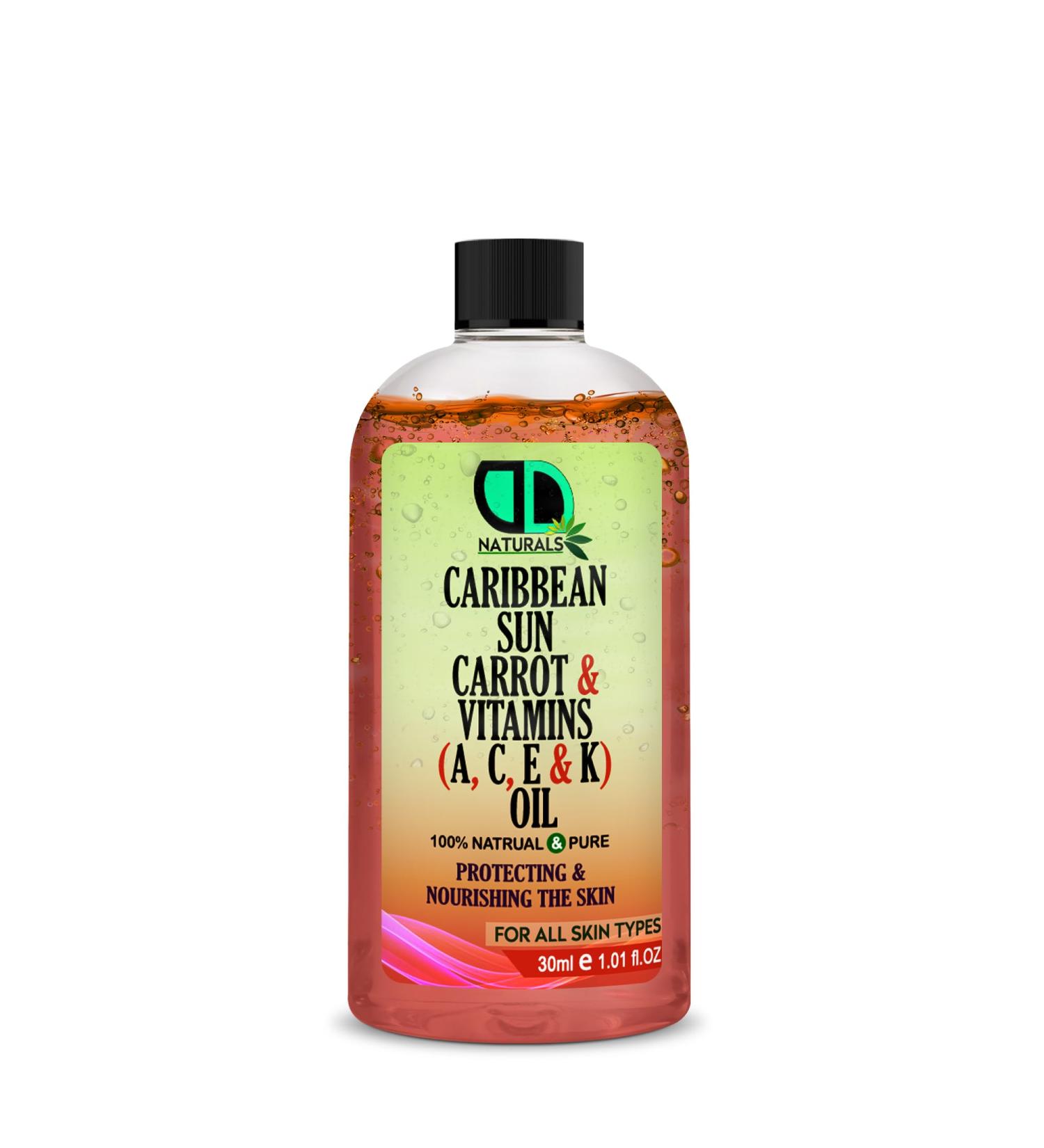 DD teck Carrot Oil | SPF Free | Accelerates Tanning | Ideal Body Oil for Dry Skin - Carrot Oil for Face - Carrot Seed Oil for Skin Damaged