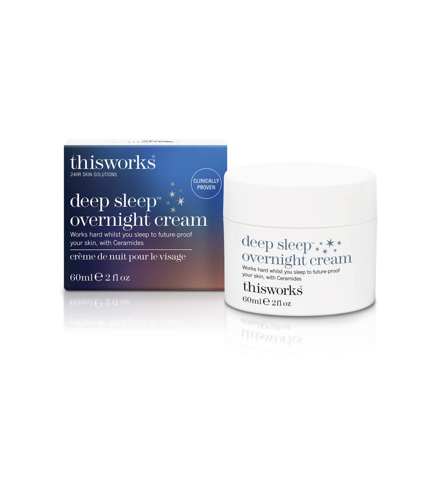 THISWORKS Deep Sleep Overnight Face Cream - Anti-Fatigue Persian Silk Tree Extract Ceramides & Copper PCA 60ml - International Shipping Available - Buy Online on GoSupps.com