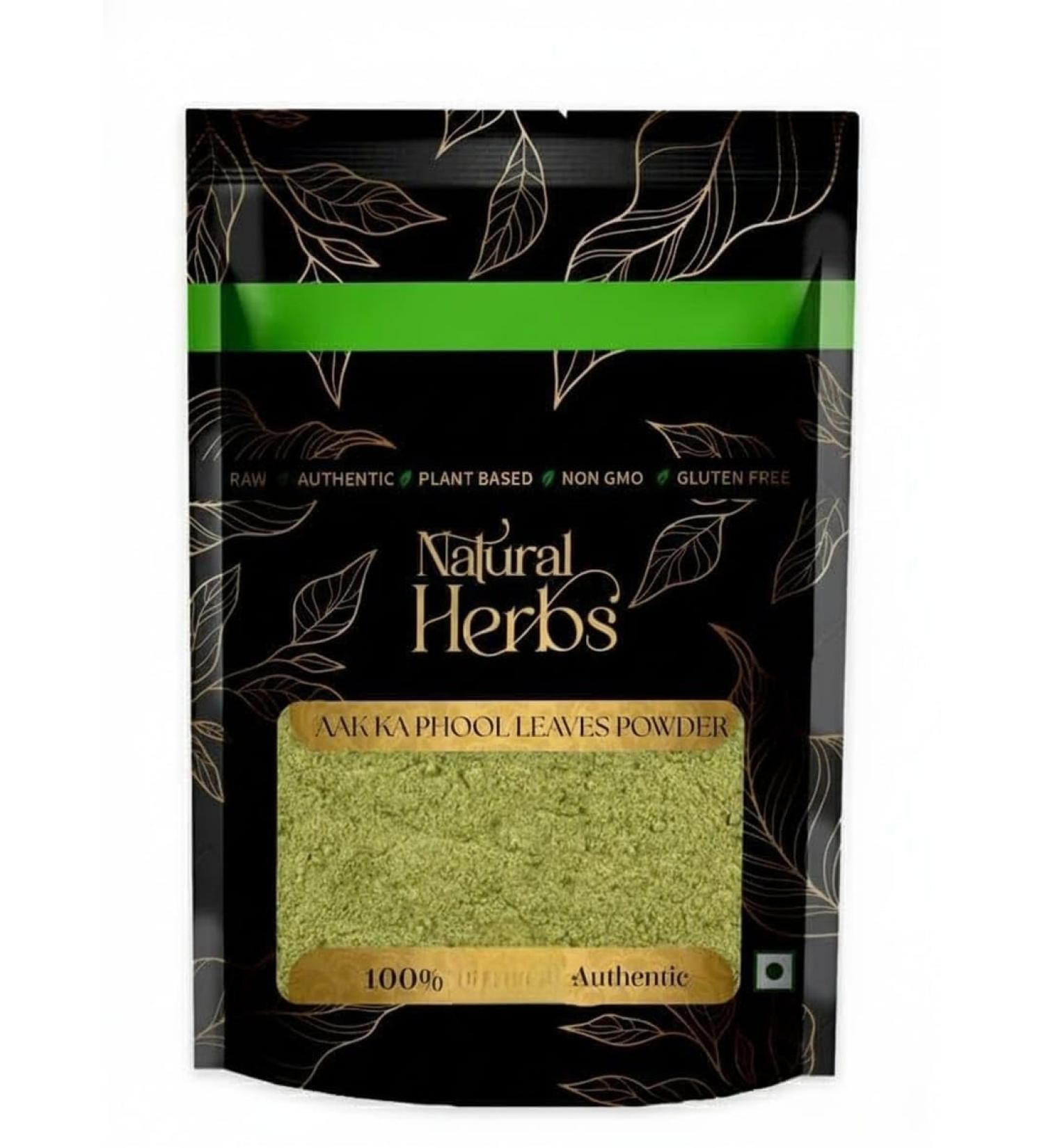 Aak ka Phool Leaves Powder - Aakh Phool - Madar Leaves Powder - Pure & Naturals 50 Grams 1.76 Ounce