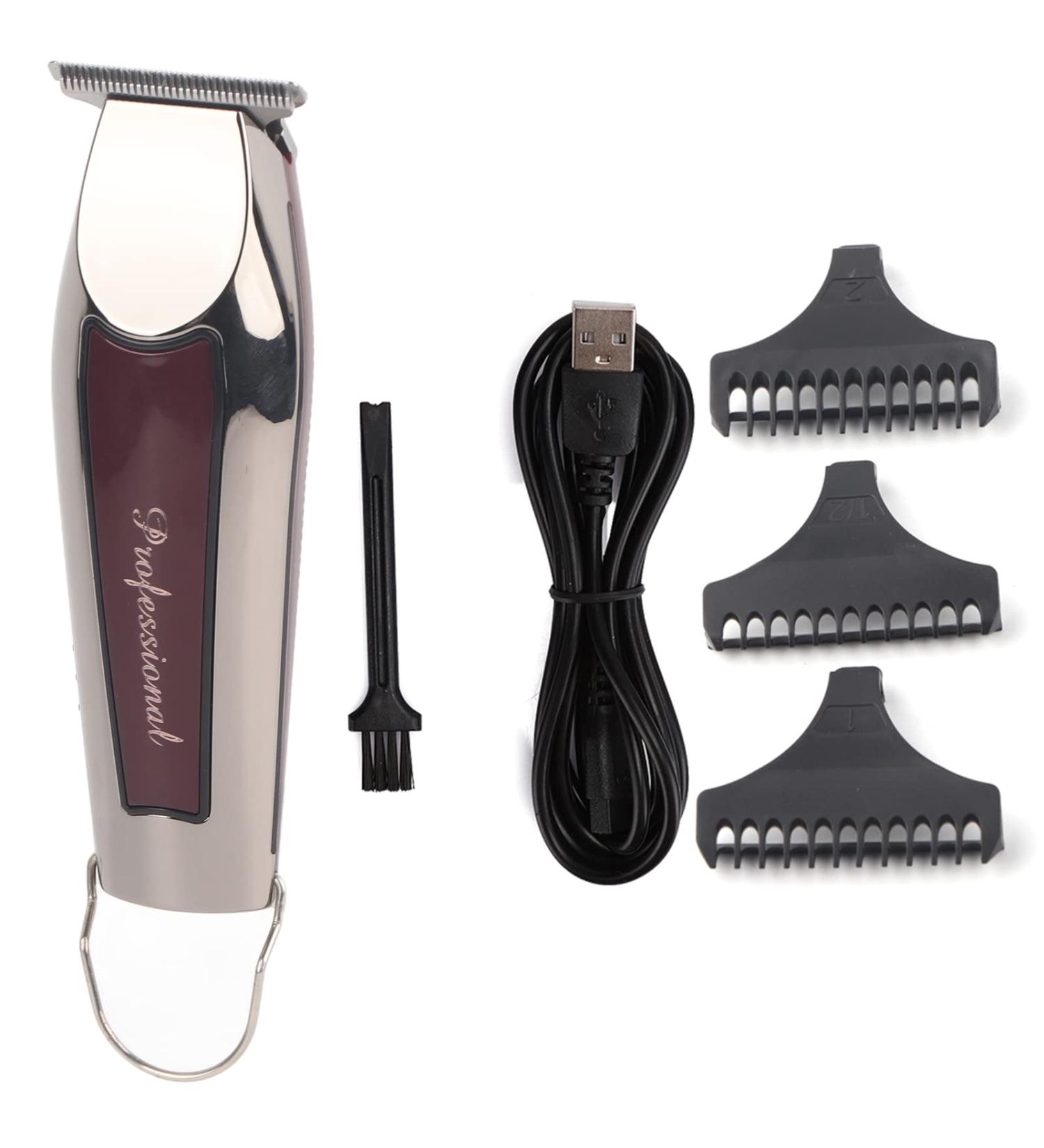 Men's USB Rechargeable Electric Beard Trimmer Long Hair Trimmer (USB Specifications) USB-Spezifikationen - Buy Online on GoSupps.com