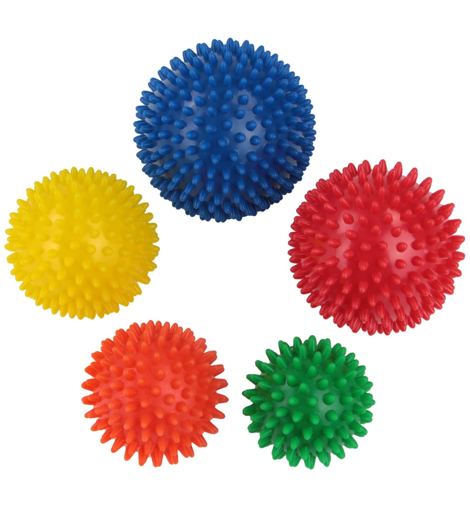 BB Sport Massage Ball Set | 5 Hedgehog Balls for Targeted Muscle Relief | Perfect for Deep Tissue Massage & Recovery - Buy Online on GoSupps.com