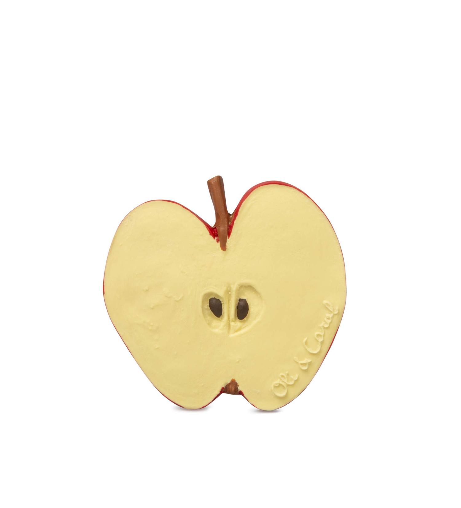 Buy Oli & Carol Pepita the Apple Teething Ring & Bath Toy - Natural Rubber Safe for Babies | International Shipping - Buy Online on GoSupps.com