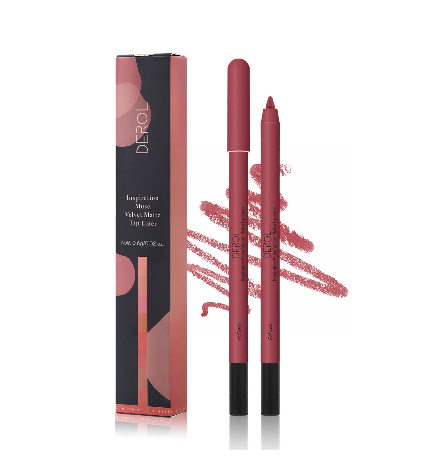 KISSIO Creamy Lip Liner Pencil 0.02 oz - Long Lasting, Matte Finish, Cruelty Free (06#Fall into) - Buy Online on GoSupps.com