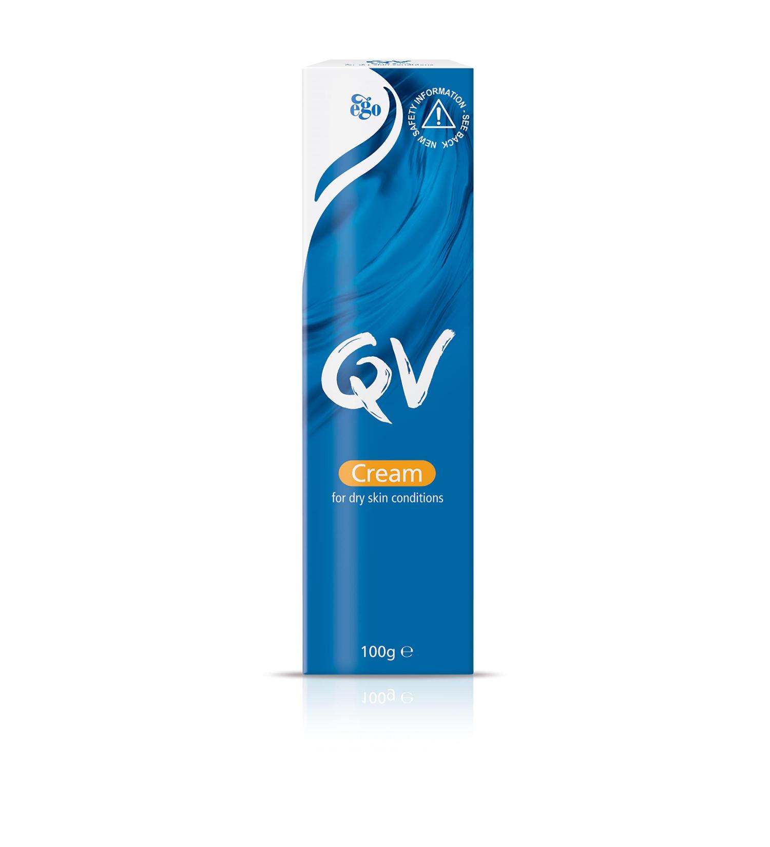 QV Cream 100g Tube | 24-Hour Moisturization for Dry Skin | Ideal for Eczema, Psoriasis, Dermatitis | 3.52oz | Pack of 1 - Buy Online on GoSupps.com