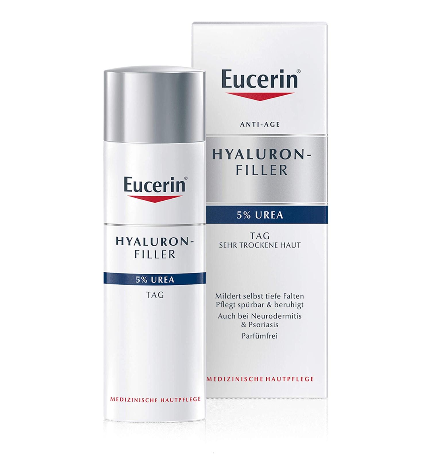 Eucerin Anti-Age Hyaluron-Filler Cream 5% Urea Tag 50 ml Cream - Buy Online on GoSupps.com