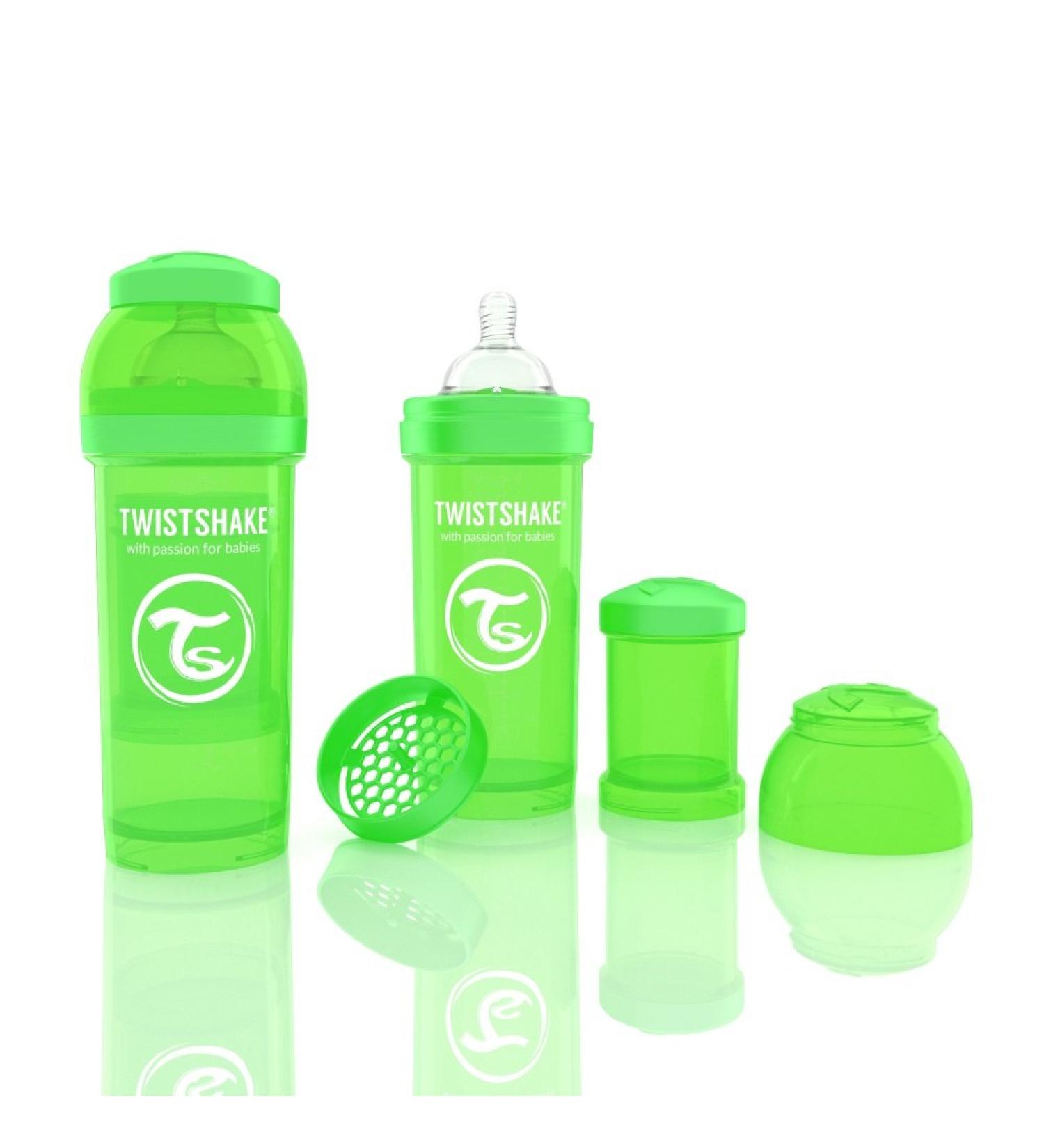 Twistshake Anti-Colic Baby Bottle 260 ml/9 oz - Green | Best for Feeding & Comfort | Shop Internationally - Buy Online on GoSupps.com