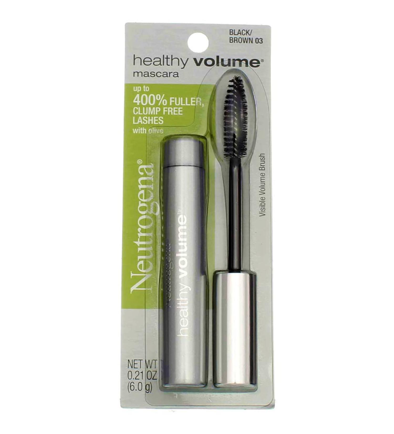 Neutrogena Healthy Volume Mascara Black/Brown 03 0.21 oz - Pack of 2 - Buy Online on GoSupps.com