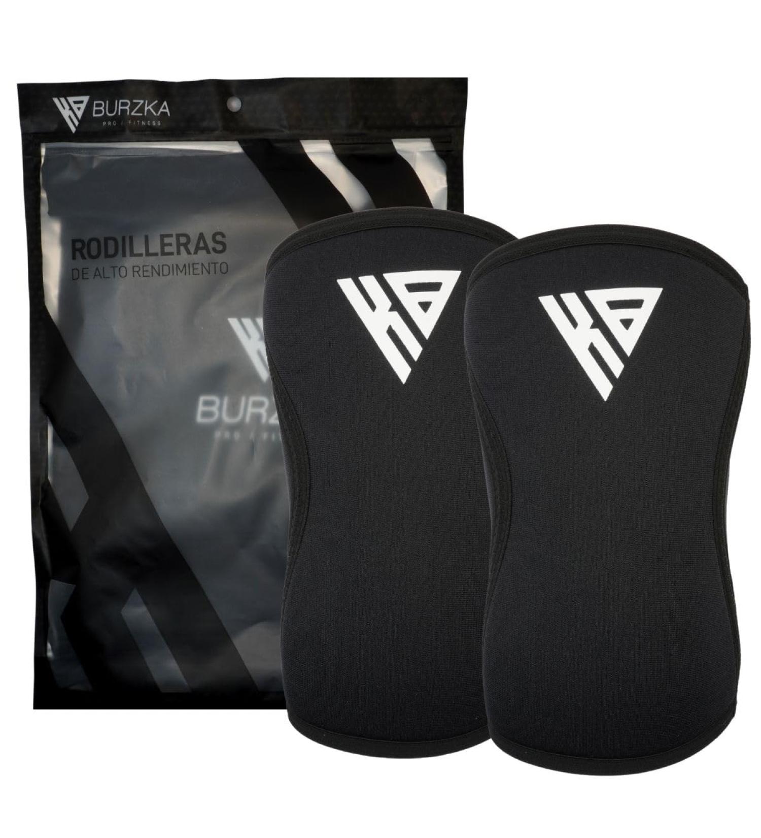 Neoprene Knee Pads 7mm for Weight Lifting | Powerlifting & Cross Training Support Small Black - Buy Online on GoSupps.com