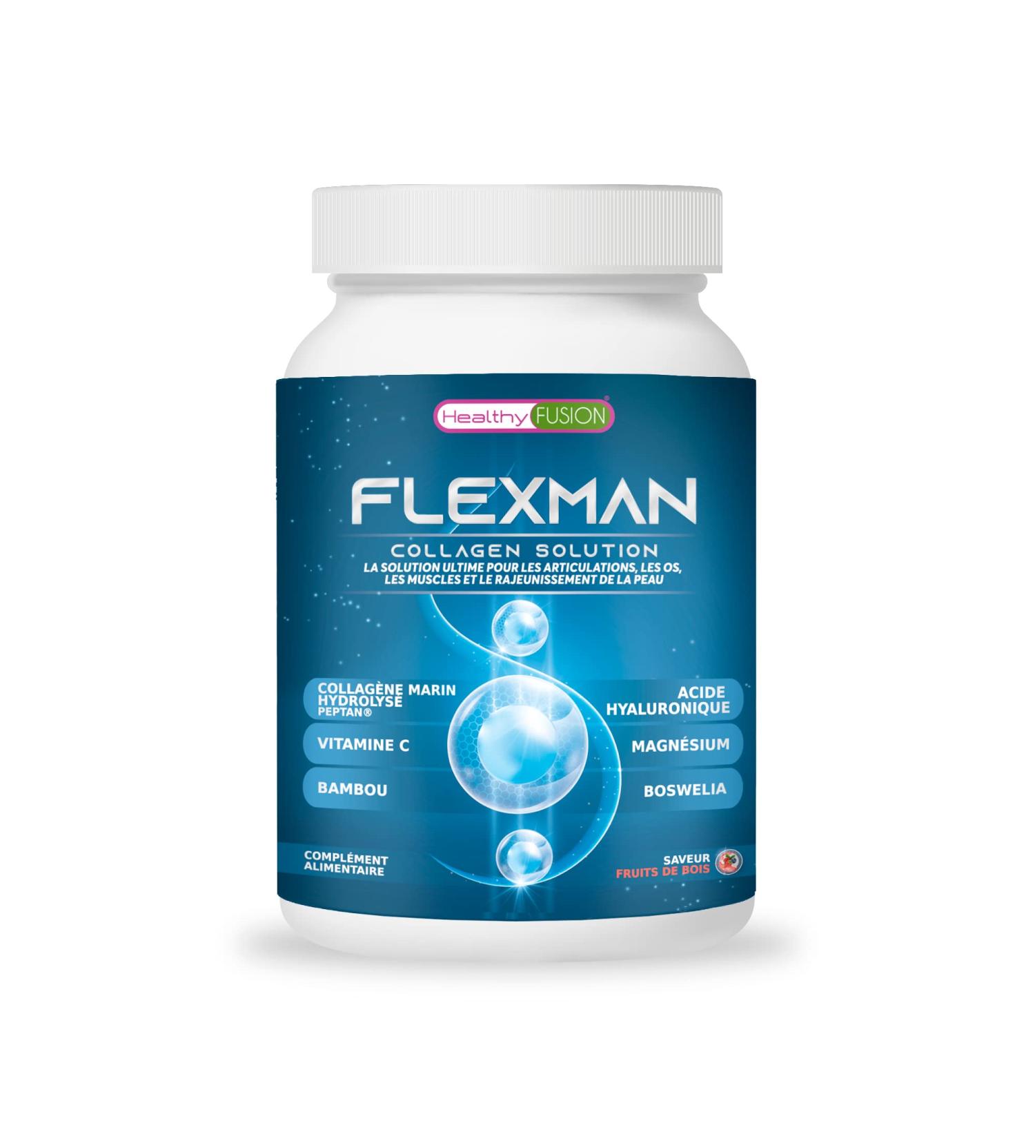 Marine Collagen + Glucosamine + Bamboo | Formulated for Men | Eliminates Pain in Muscles Joints & Bones | Powerful Anti-Inflammatory & Analgesic | 400g - Buy Online on GoSupps.com