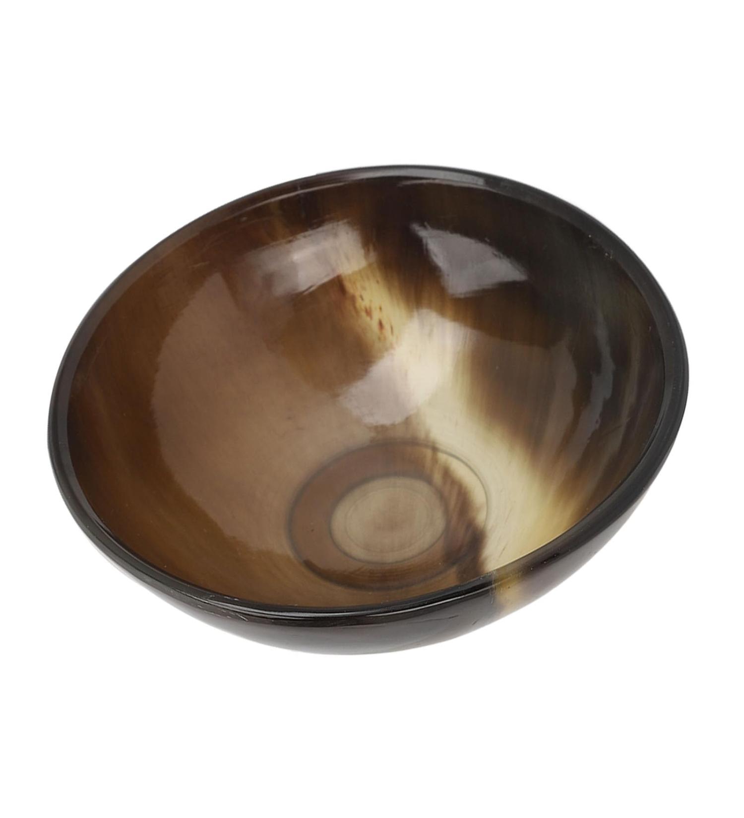 Jauarta Guasha Board Bowl - 8cm Round Durable Ox Horn Massage Tool with Smooth Surface - Buy Online on GoSupps.com