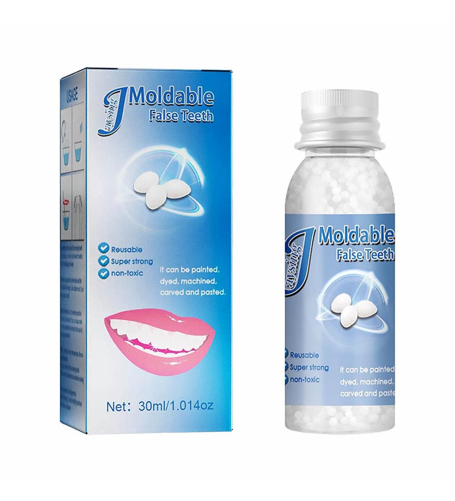 Temporary Tooth Repair Kit - Denture Repair Beads for Missing or Broken Teeth - Buy Online on GoSupps.com