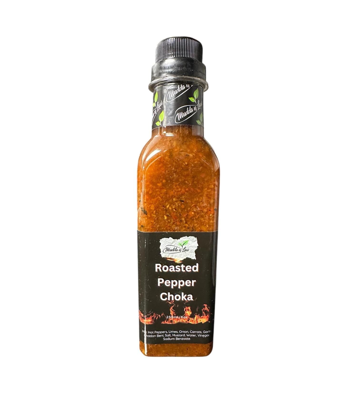Mudda 'n' Law Roasted Pepper Choka - 250ml - Buy Online on GoSupps.com