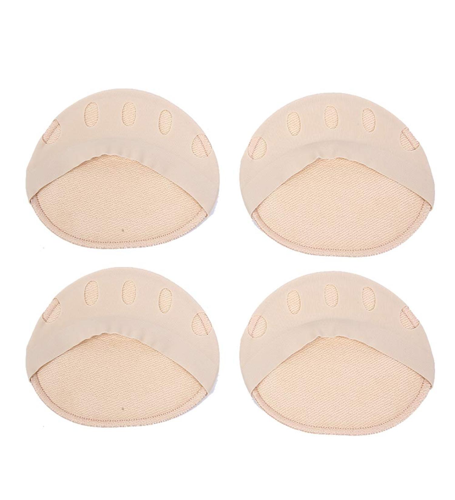 Foot Cushion & Pointe Shoe Toe Pads - 2 Pairs Stress Pain Relief for High Heels | Breathable Forefoot Pads (Skin Color - Buy Online on GoSupps.com