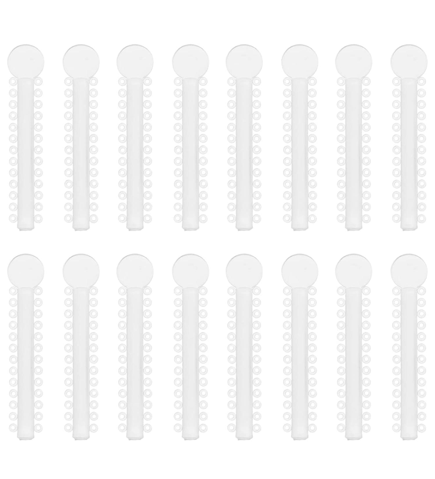 Orthodontic O-Rings & Ties - 40 Transparent Ligature Bonds for Braces | International Shipping - Buy Online on GoSupps.com
