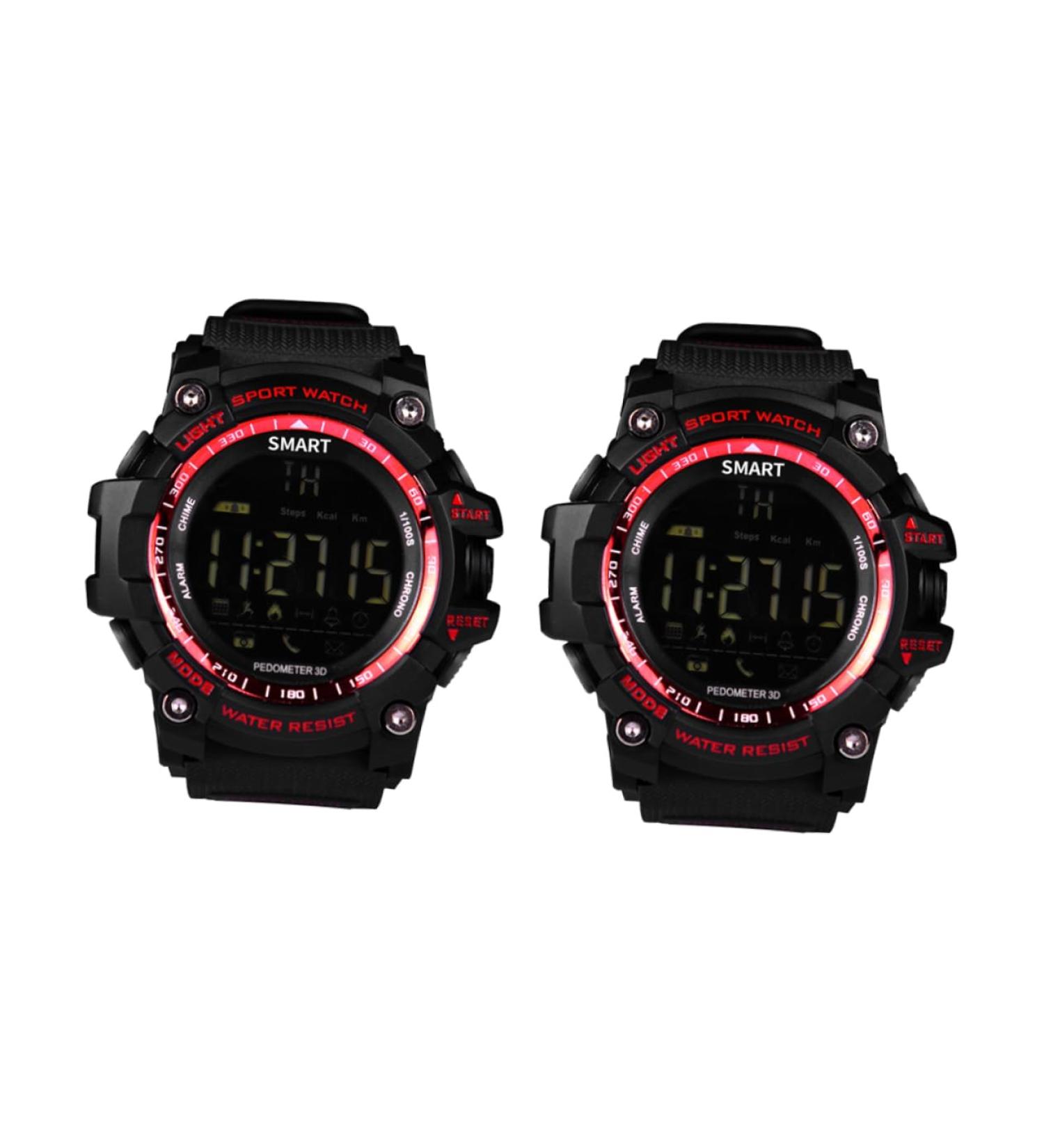 Besportble Heart Rate Monitor & Sleep Tracker Band - Fitness Tracking Bracelet in Medium Red - Buy Online on GoSupps.com