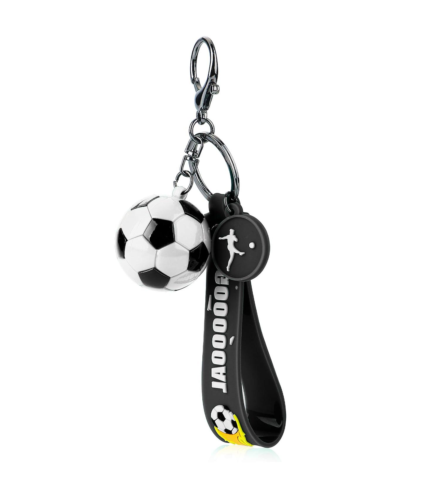 Amaxiu Football Keychain | Mini Soccer Game Gift | Silicone Sport Keychain for Boys & Girls | Perfect Gift for Football Fans - Buy Online on GoSupps.com