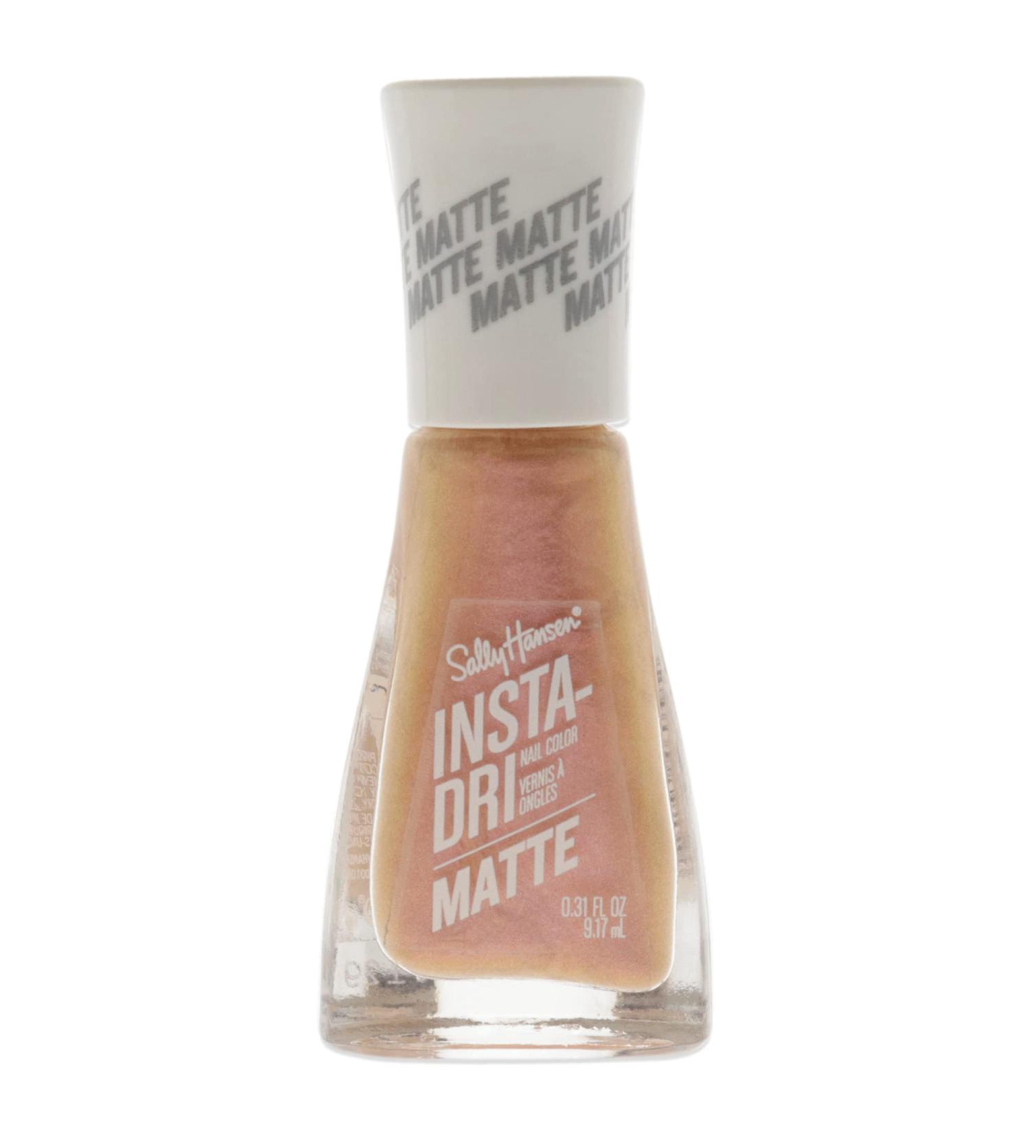 Sally Hansen Insta Dri Matte Metallics  Rose Flush  0.31 Fl Oz (Pack of 1)