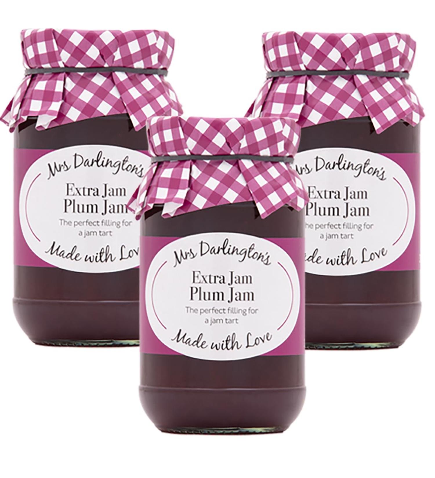 Mrs Darlington's Plum Jam - 340g - Pack of 3