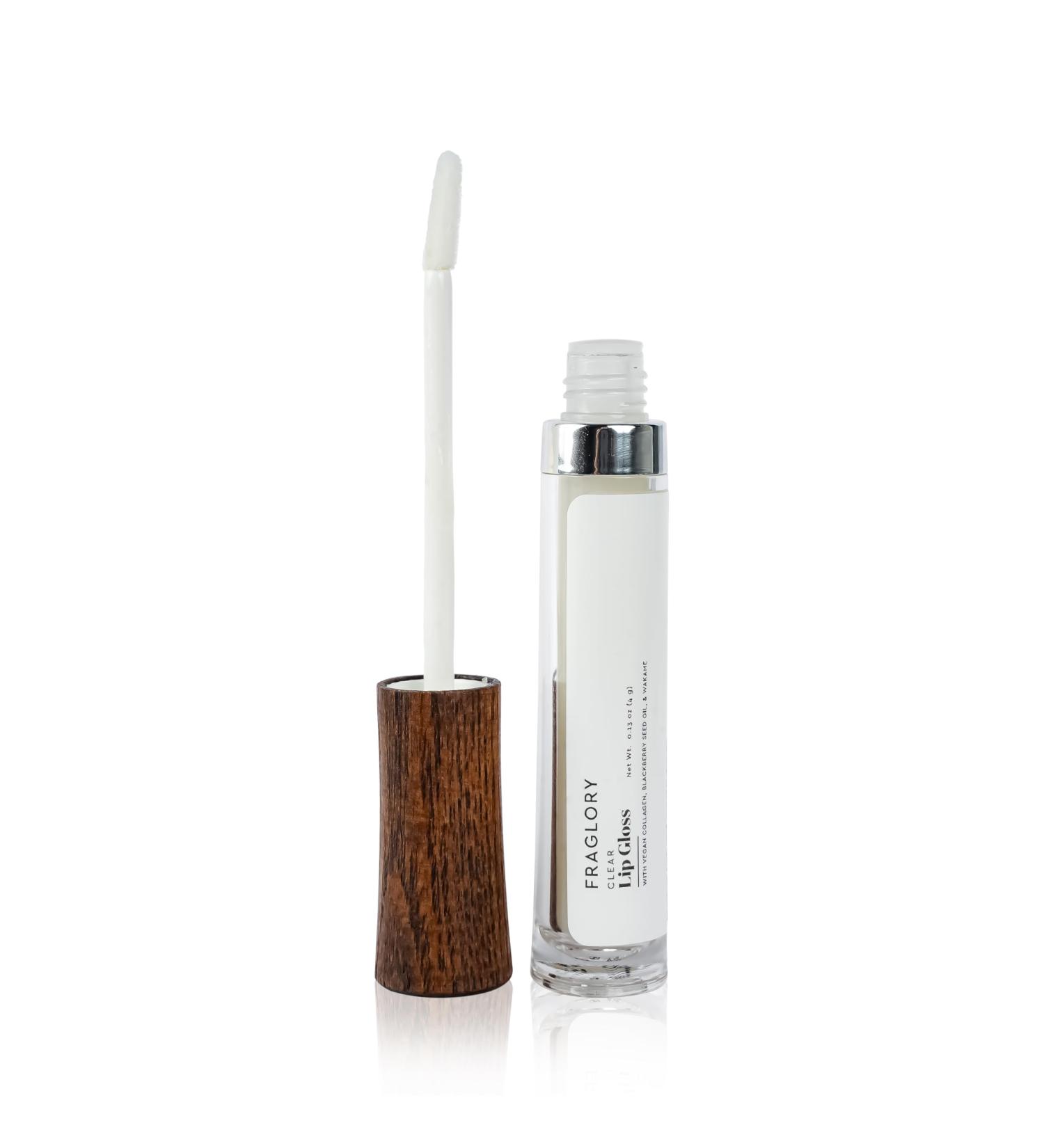 Hydrating Clear Lip Gloss | Vegan Collagen Hyaluronic Acid & Blackberry Seed Oil | Tinted Lip Balm for Dry Lips | US-Made Lip Care - Buy Online on GoSupps.com