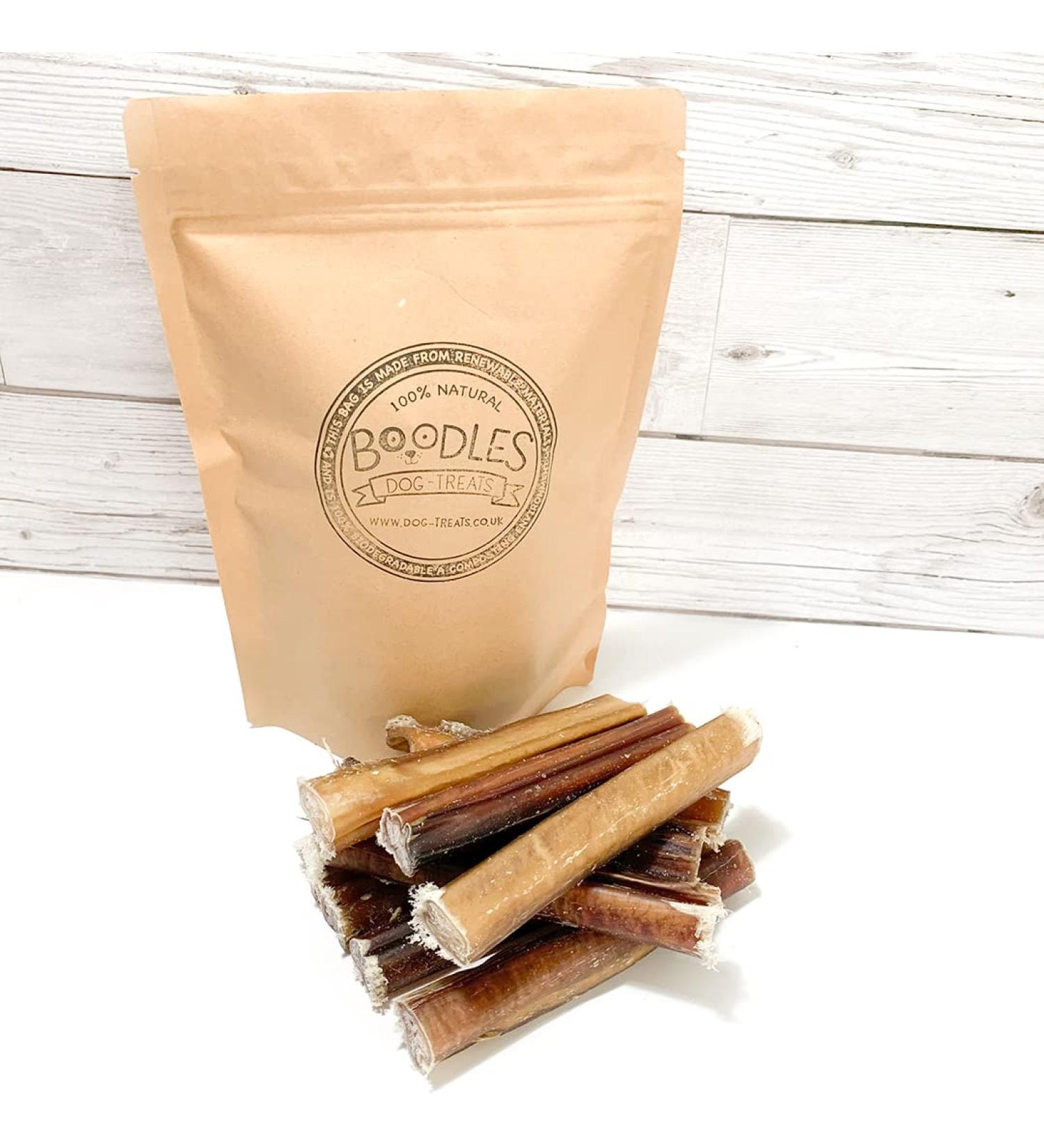 Boodles 10 x Bulls Pizzles - Premium 100% Natural Dog Chew Treat - Buy Online on GoSupps.com