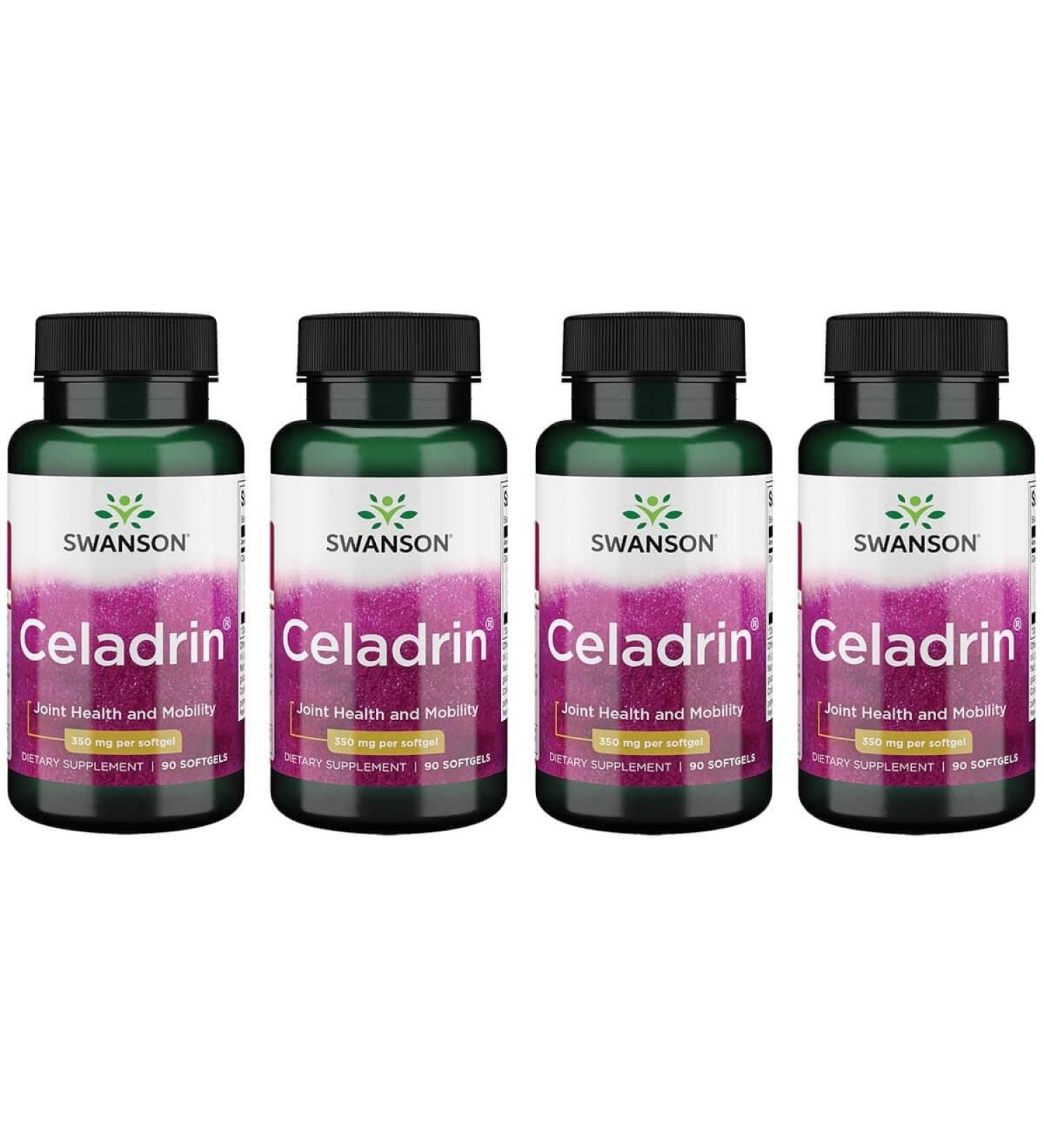 Swanson Celadrin - Esterified Fatty Acids for Joint Flexibility & Mobility | 90 Softgels (4 Pack) - Buy Now for Global Shipping - Buy Online on GoSupps.com