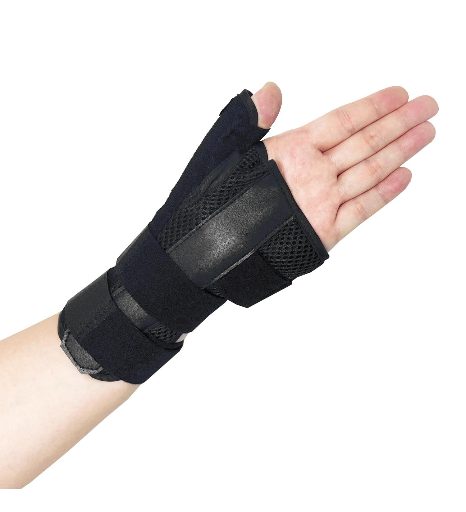 Thumb Spica Splint & Wrist Brace | Adjustable Support for de Quervain s Tendonitis Arthritis - Pain Relief for Left Hand - Buy Online on GoSupps.com