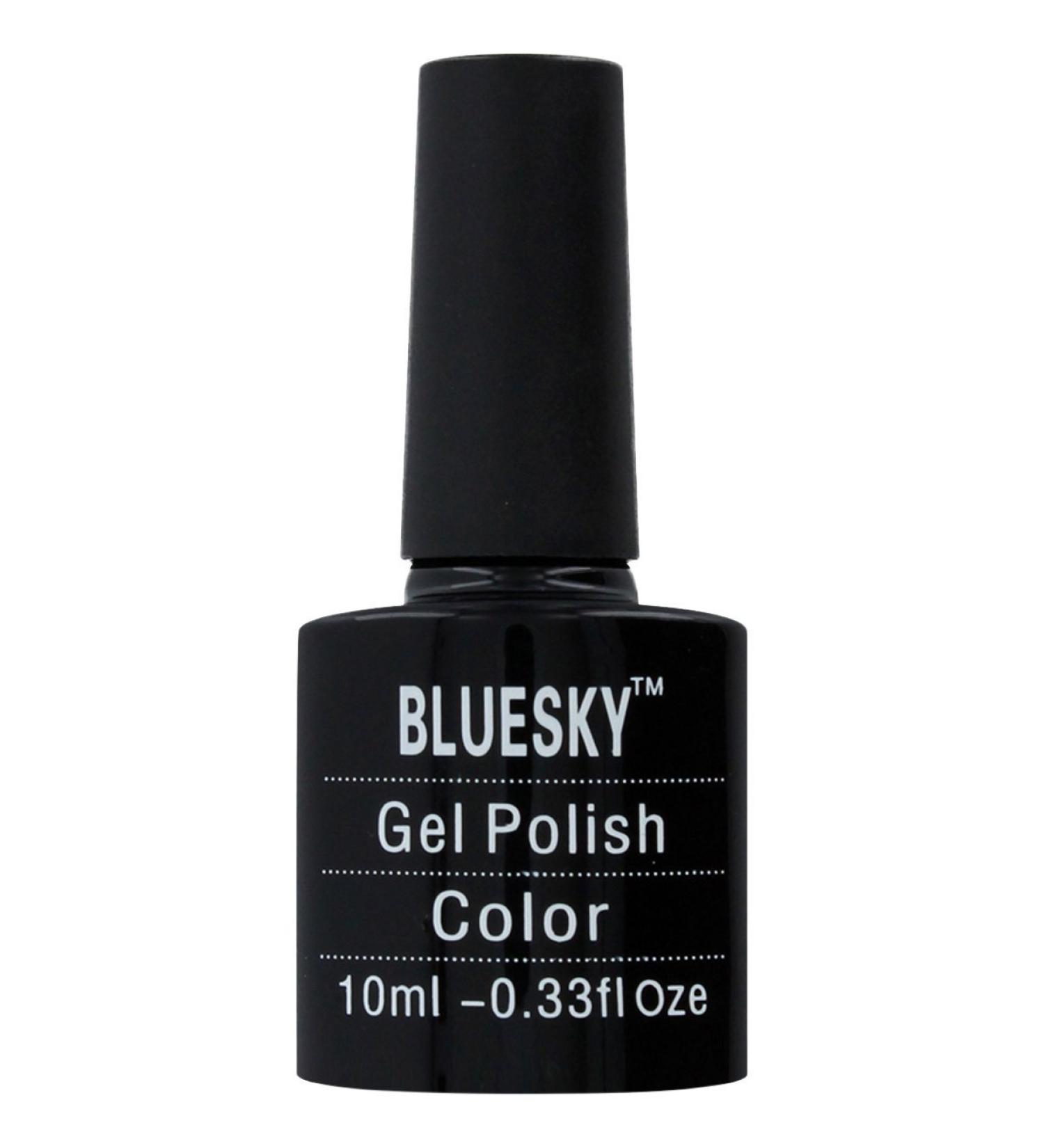 Bluesky Gel Nail Polish Black Dc043 Long Lasting Chip Resistant 10 ml (Requires Curing Under UV LED Lamp)