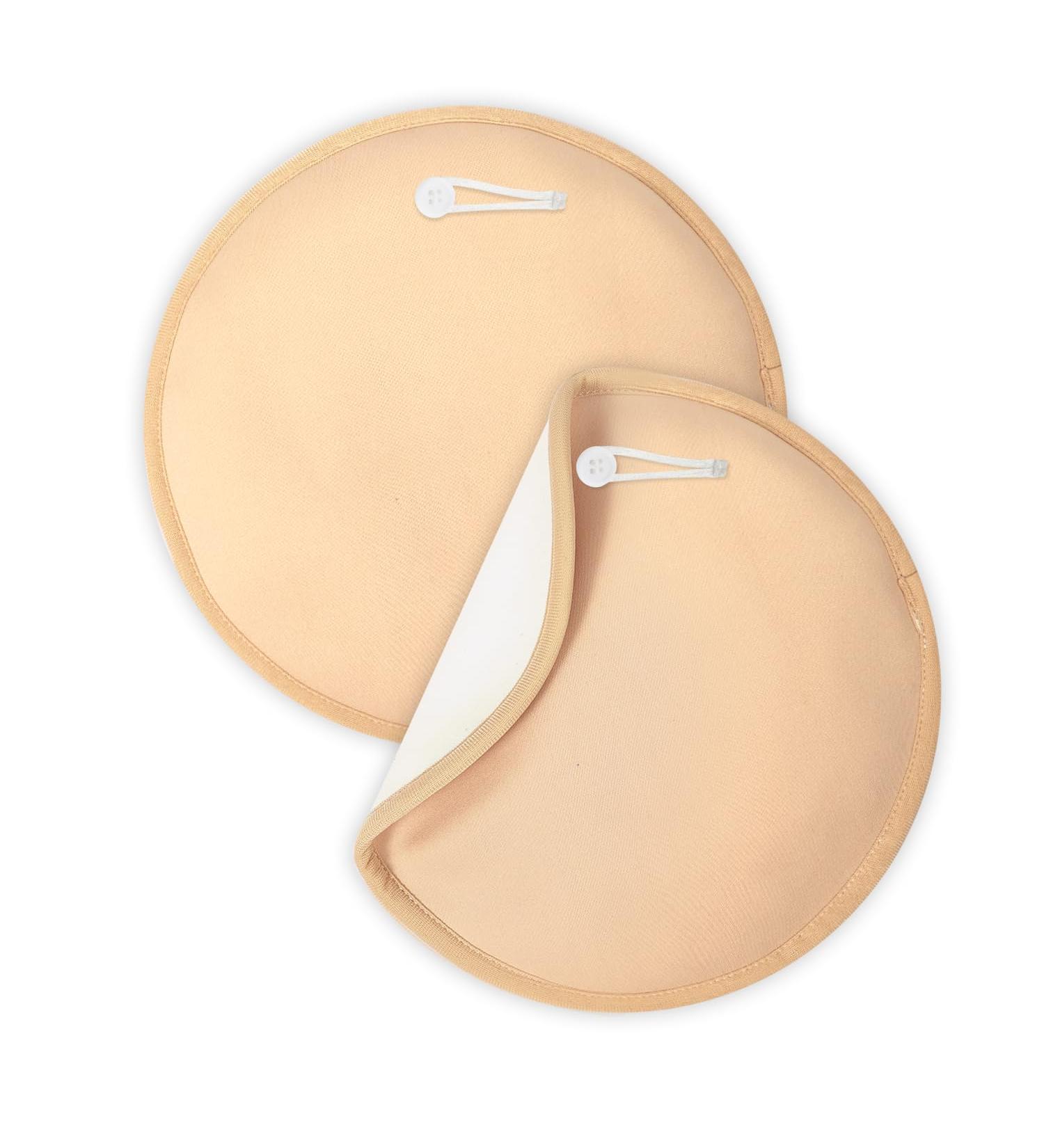 Castor Oil Pack for Breast Care - Adjustable Khaki Breast Polster & Cord - 2 Pieces for Relaxation - Buy Online on GoSupps.com