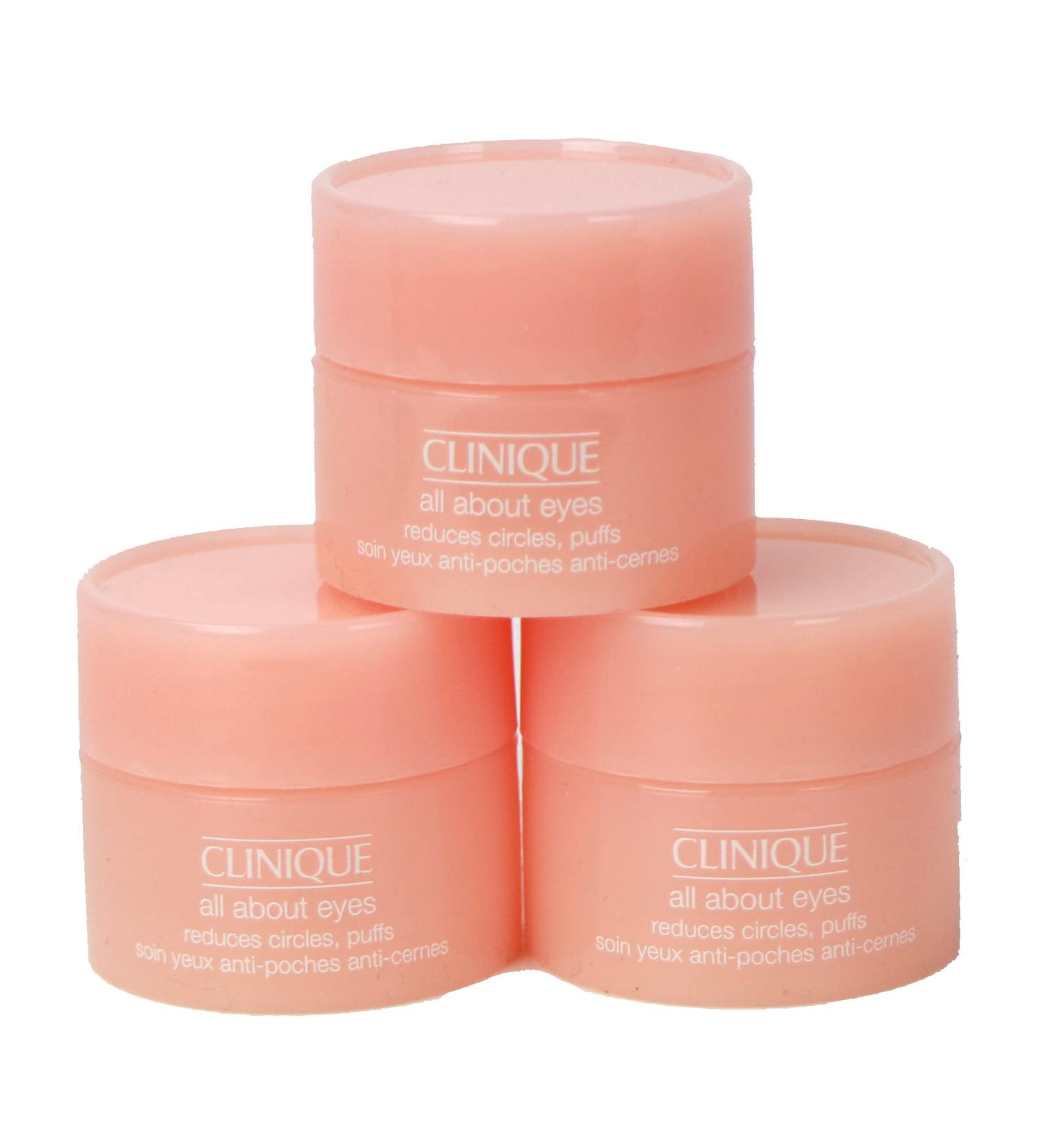 Set of 3 Clinique All About Eyes Sample Size 0.17 oz / 5 ml - Unboxed - Buy Online on GoSupps.com