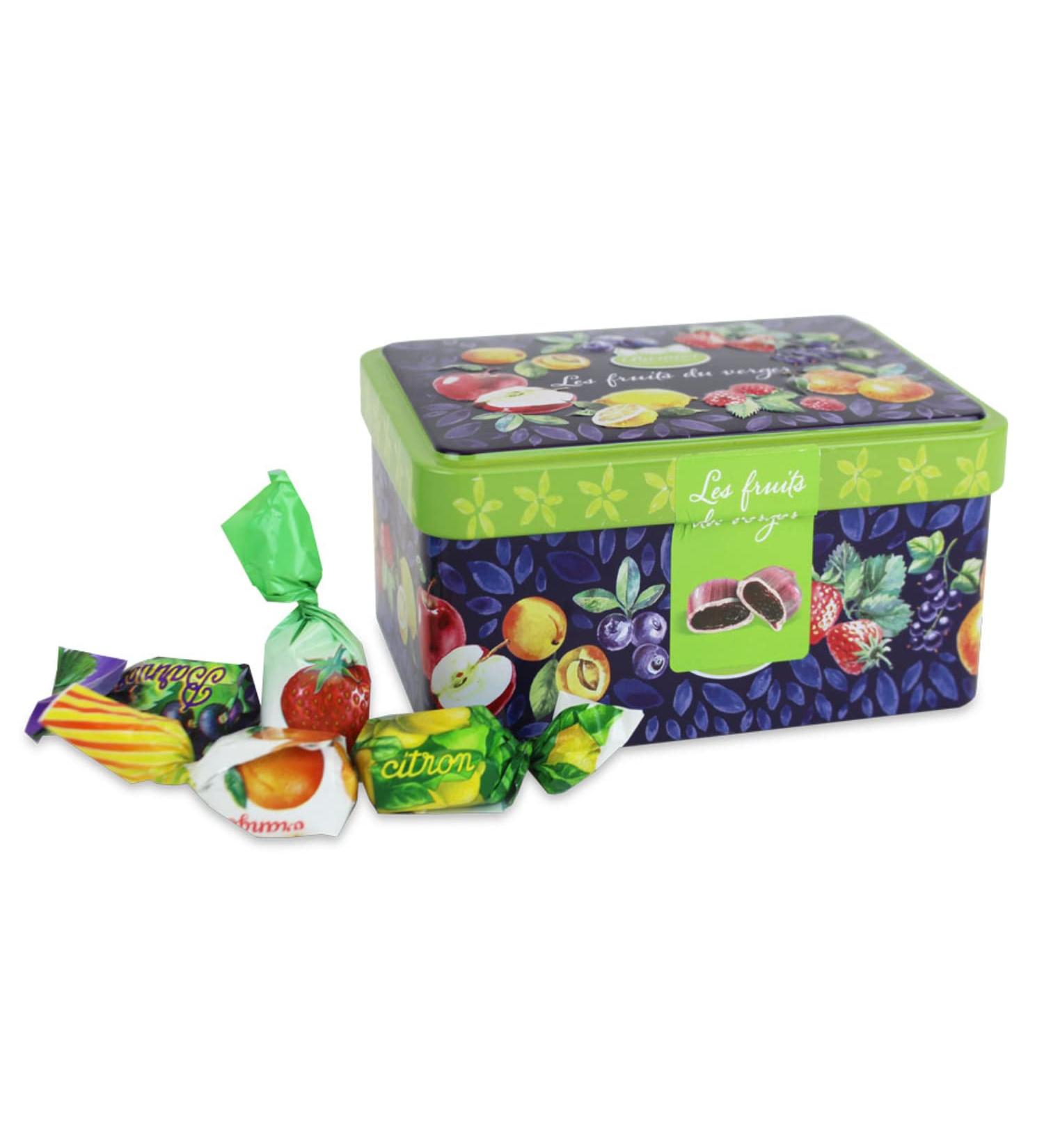  ANTICO CAFFE' NOVECENTO Barnier | Mixed Fruit Candy | Canned Fruit Filled Candy | Stuffed Mixed Fruit Candy Container | Fruit Candy - 100 Gr - Buy Online on GoSupps.com