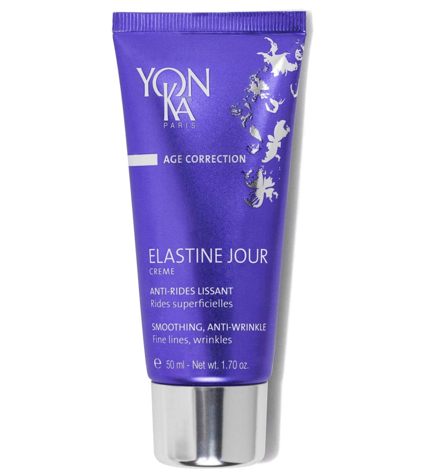 Yon-Ka Elastine Jour Anti-Wrinkle Day Cream 50ml | Anti-Aging Facial Moisturizer & Eye Cream with Vitamin C & Elastin Peptides - Paraben-Free - Buy Online on GoSupps.com