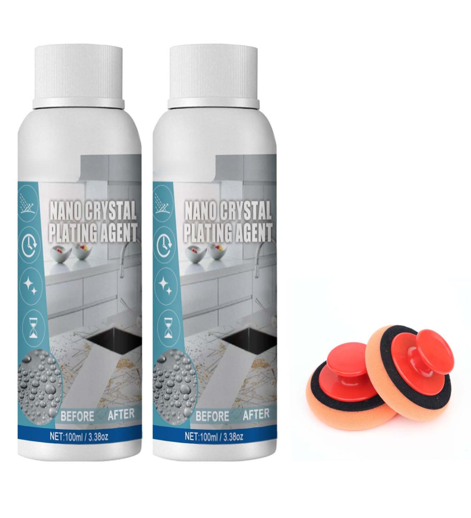 Stone Nano Crystal-Plating Agent Stone Ceramic Polishing Nano Coating Crystal Plating Scratch Repair Agent for Marble (2pcs) - Buy Online on GoSupps.com